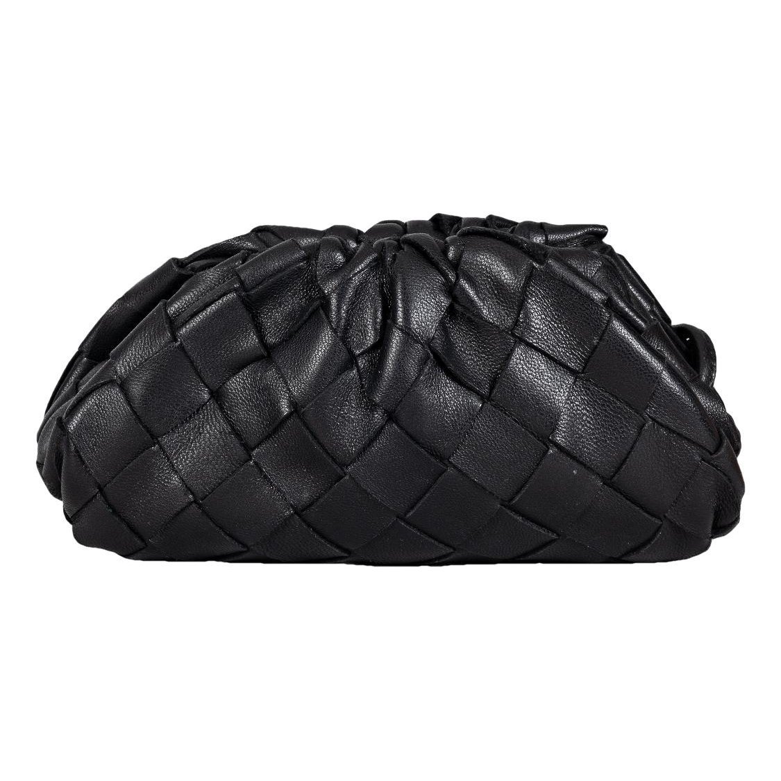 Pouch leather handbag