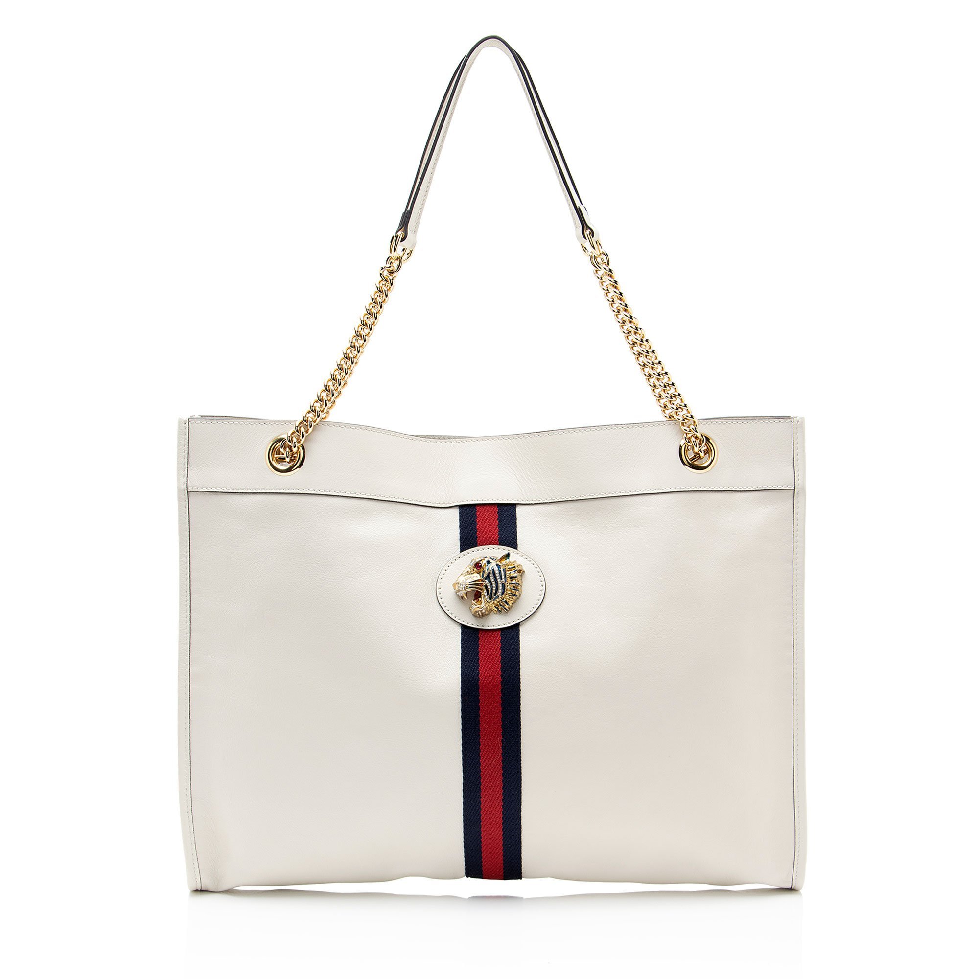 Leather tote