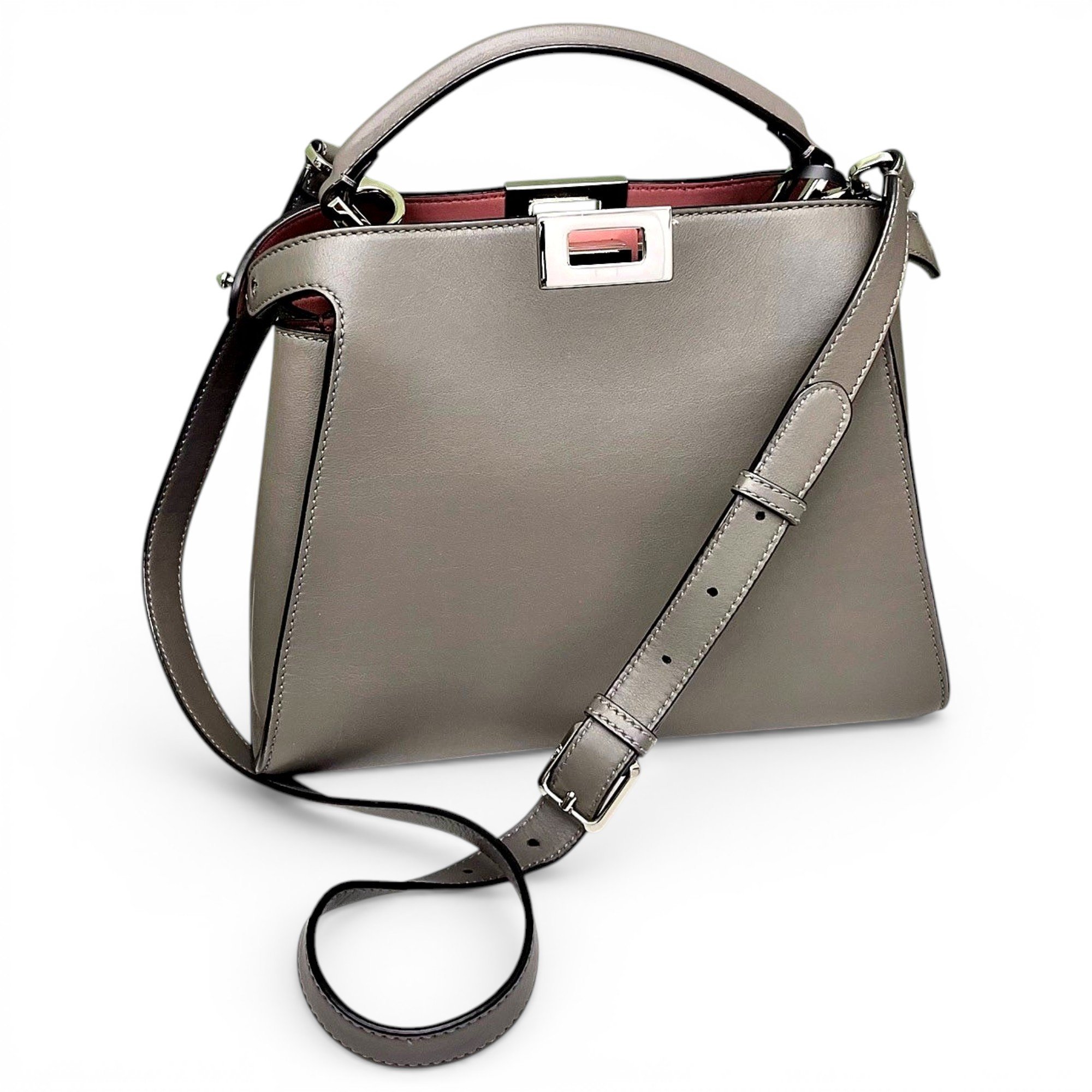 Peekaboo leather crossbody bag