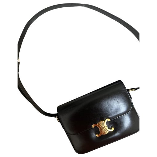 Triomphe leather handbag