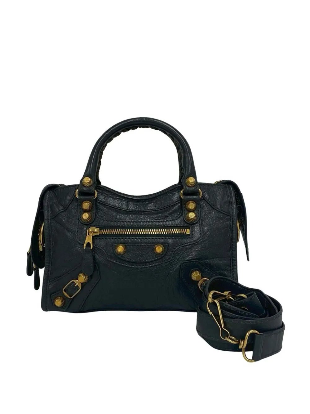 2018-2026 Mini Lambskin Motocross Giant 21 City satchel