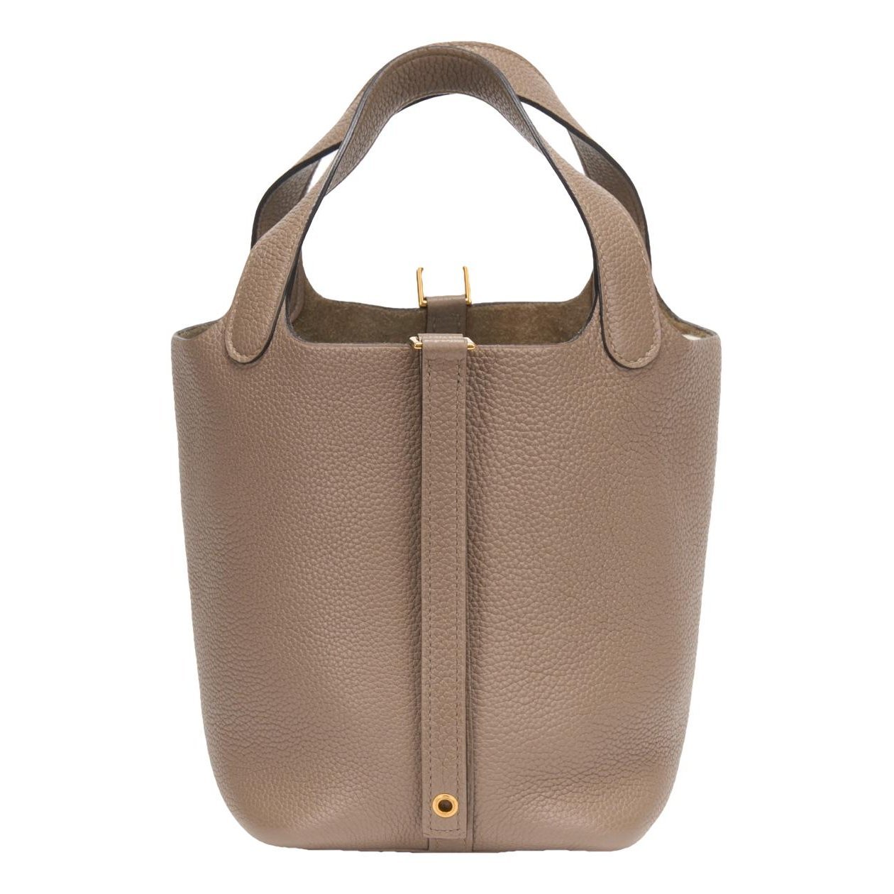 Picotin leather tote
