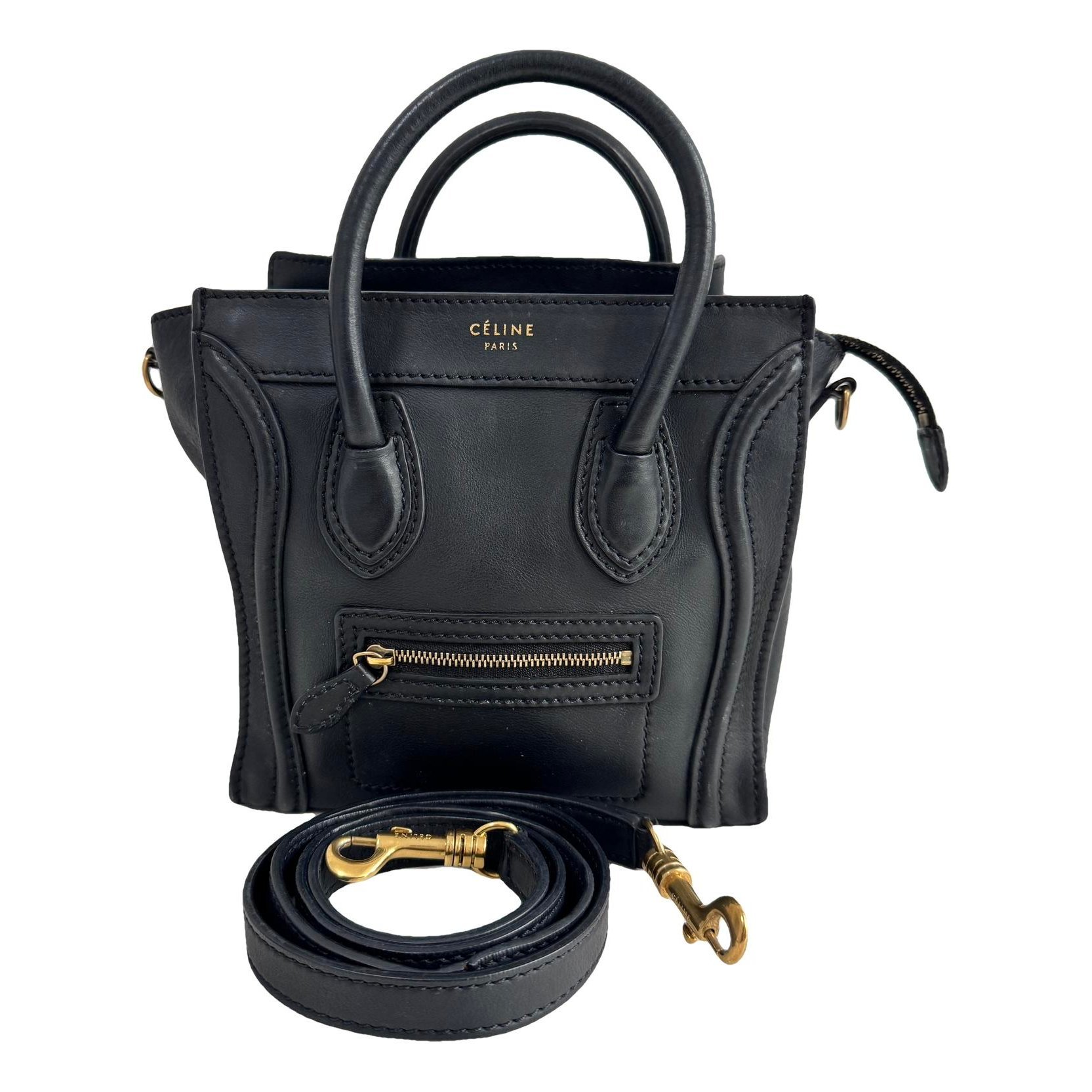 Nano Luggage leather handbag