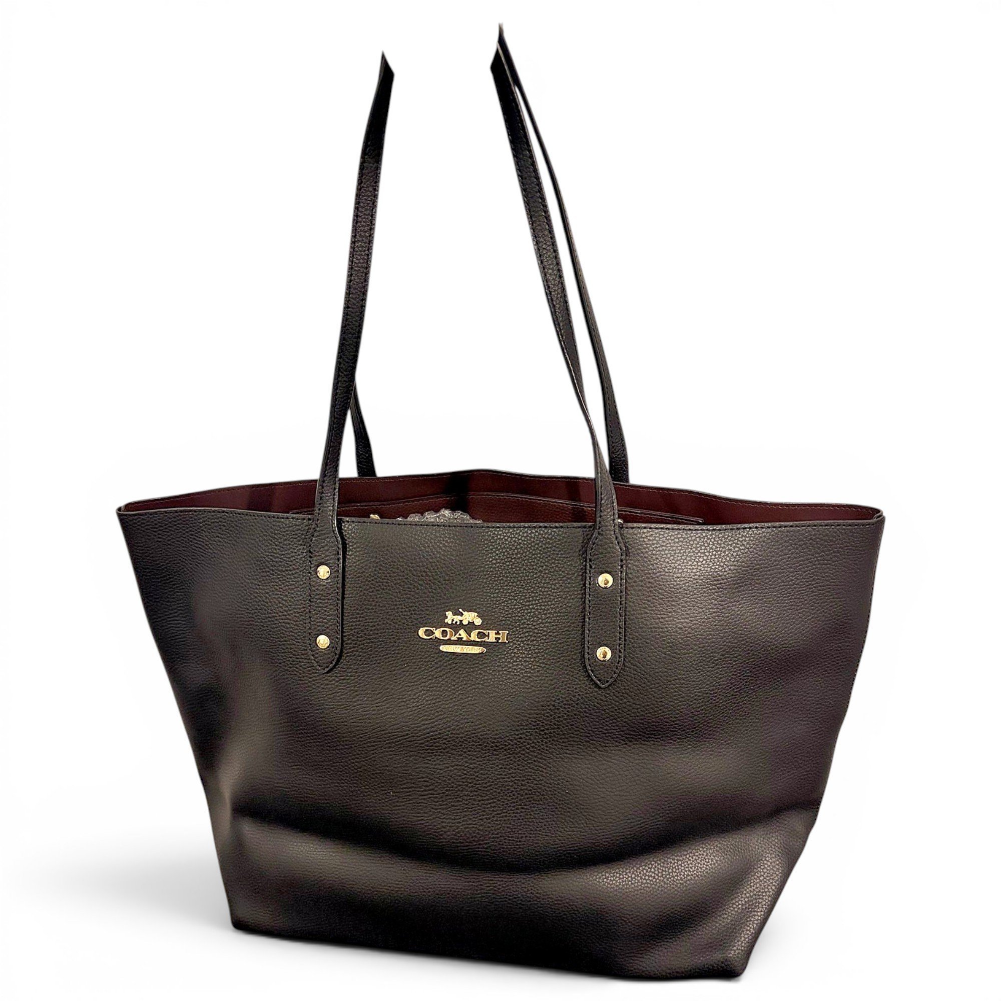 Leather tote