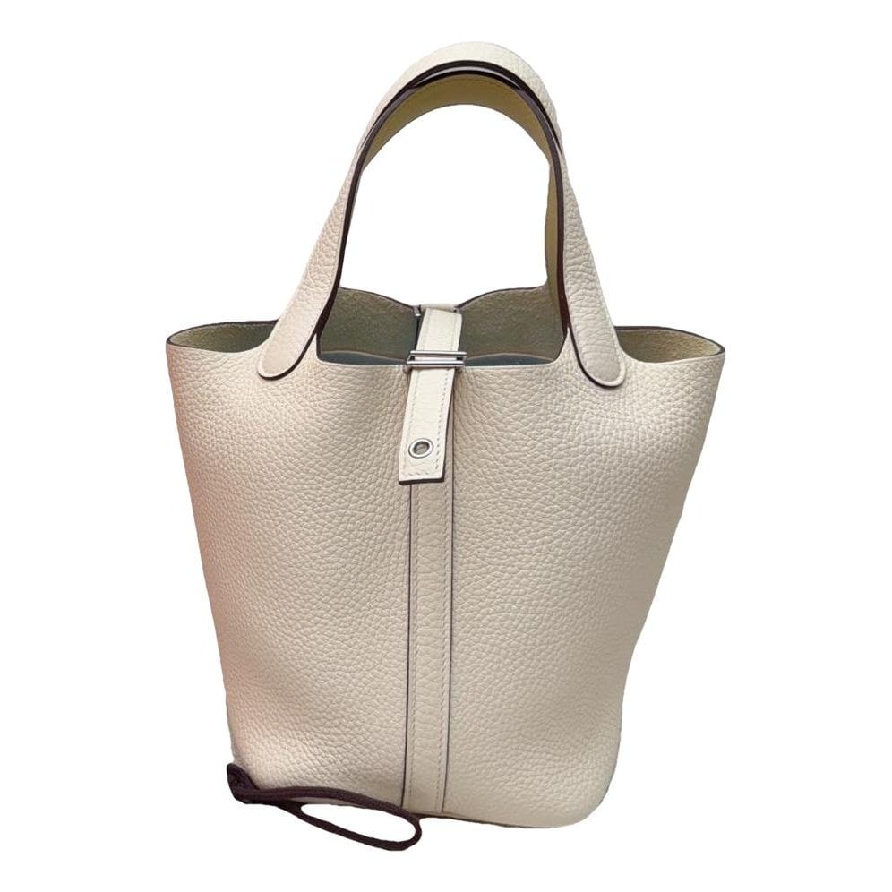 Picotin leather handbag