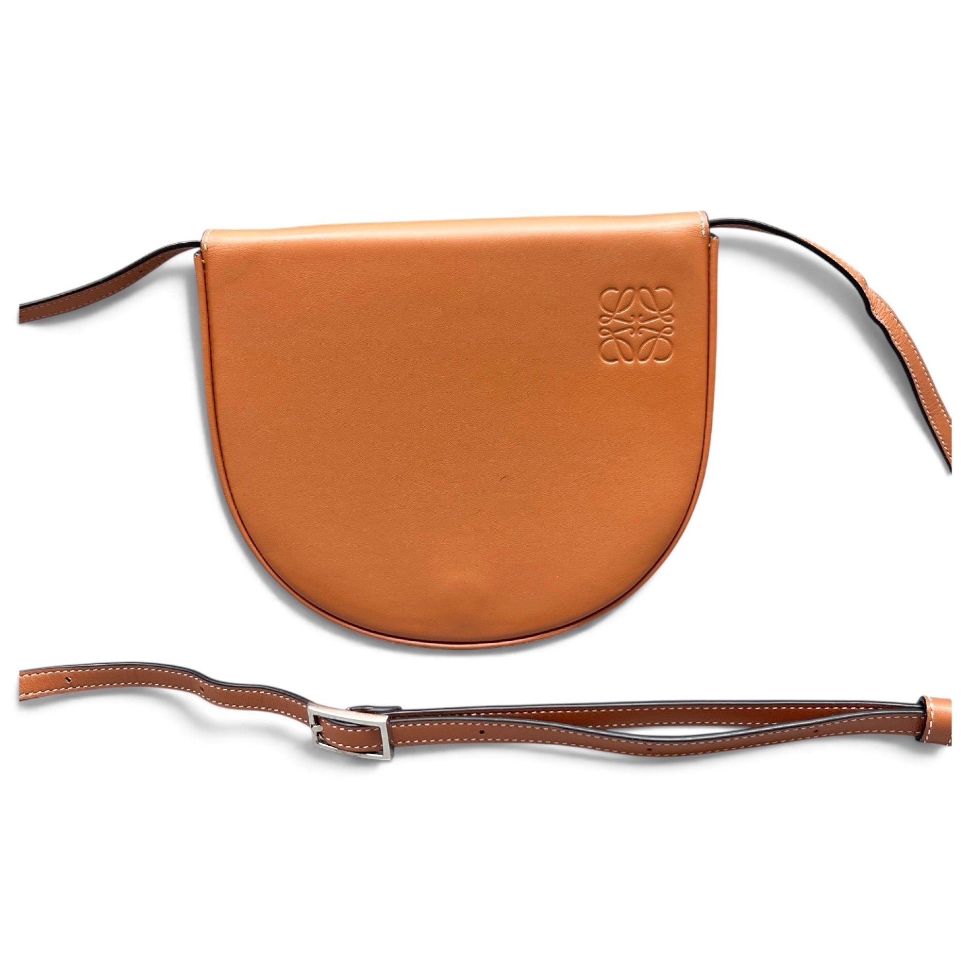 Heel leather crossbody bag