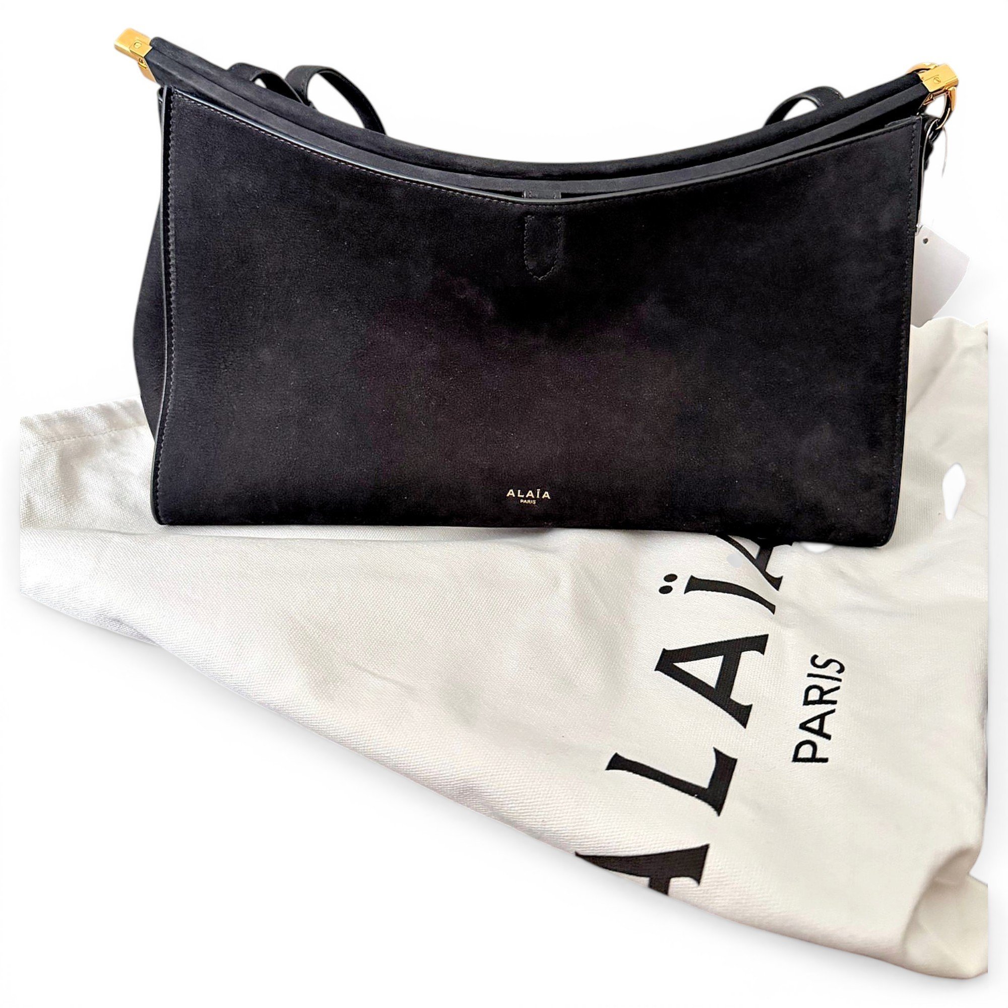 Le Click East West leather handbag