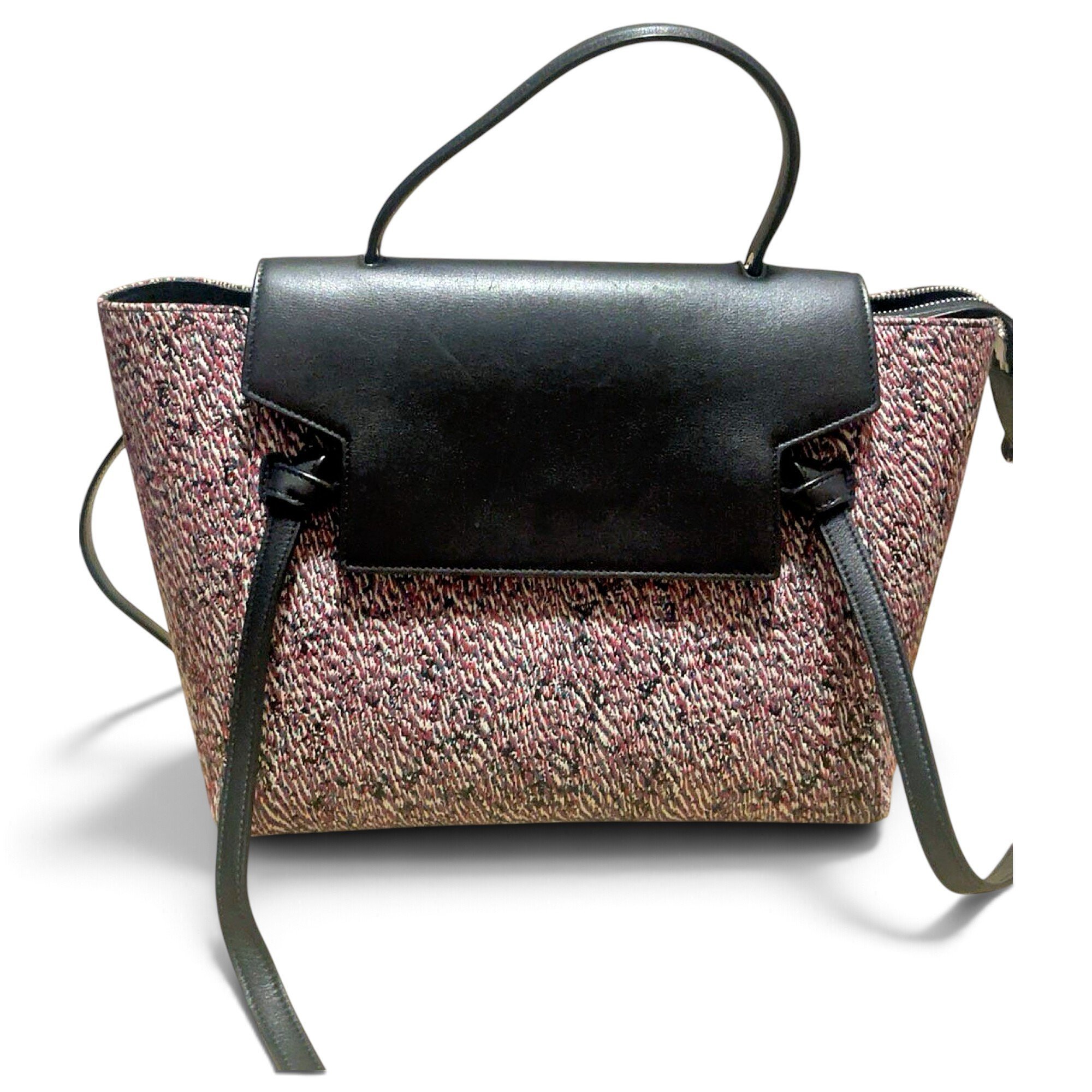 Celine Belt tweed handbag