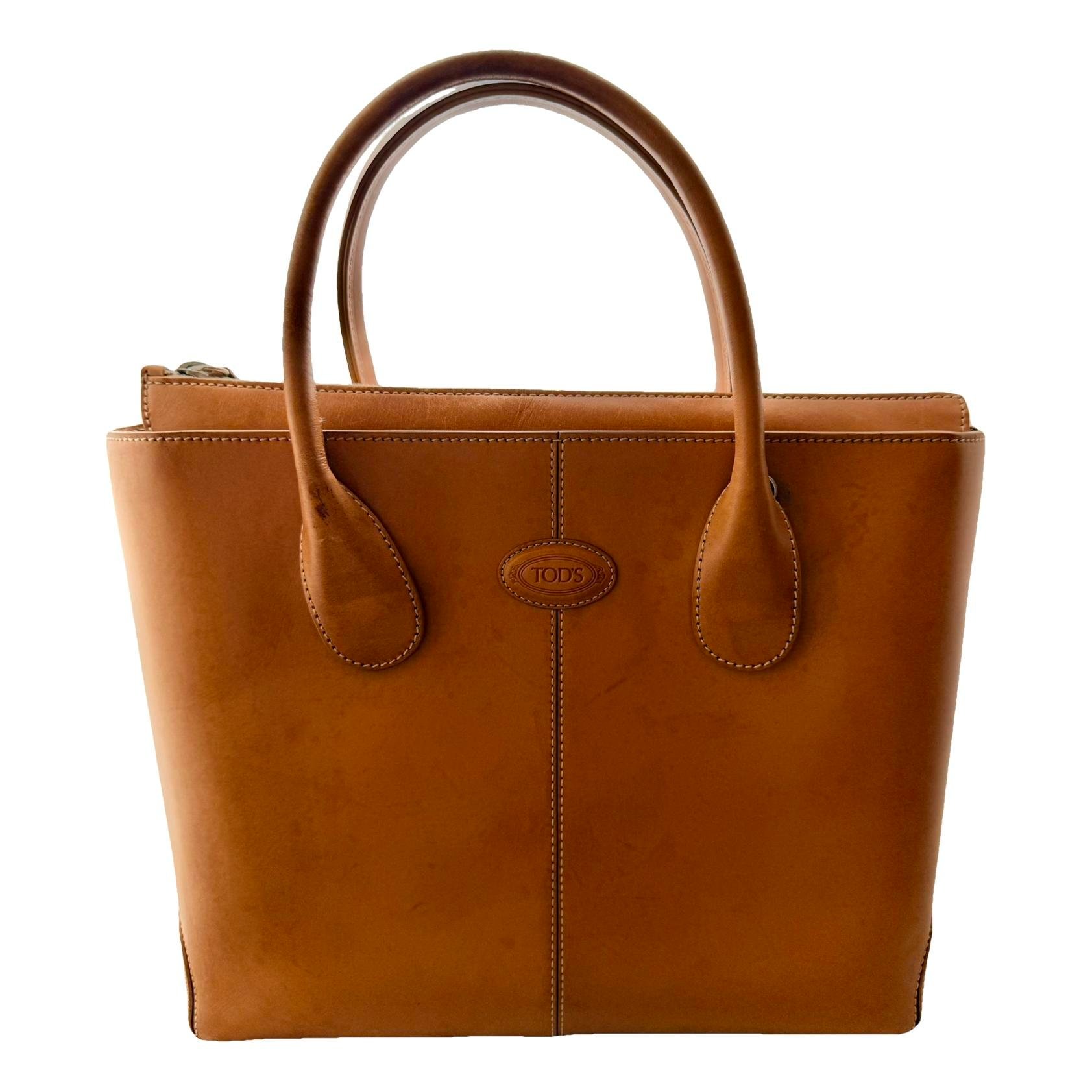 D Bag leather handbag