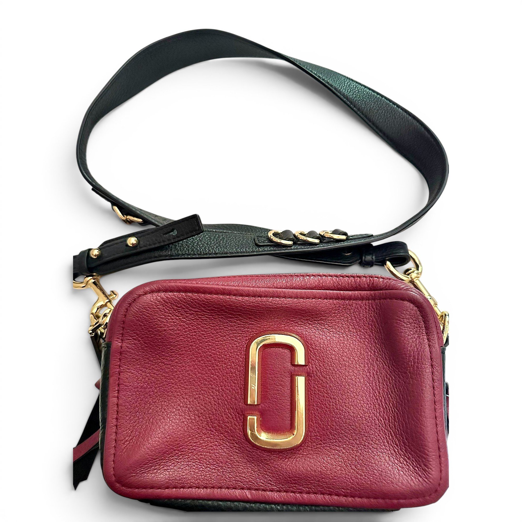Snapshot leather crossbody bag