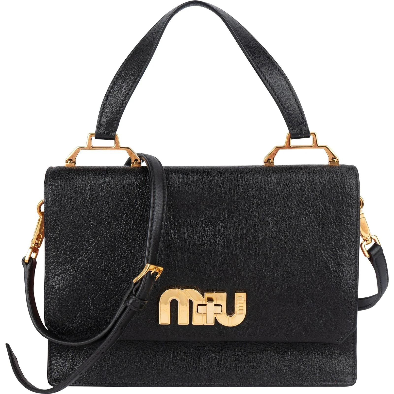 Madras leather handbag