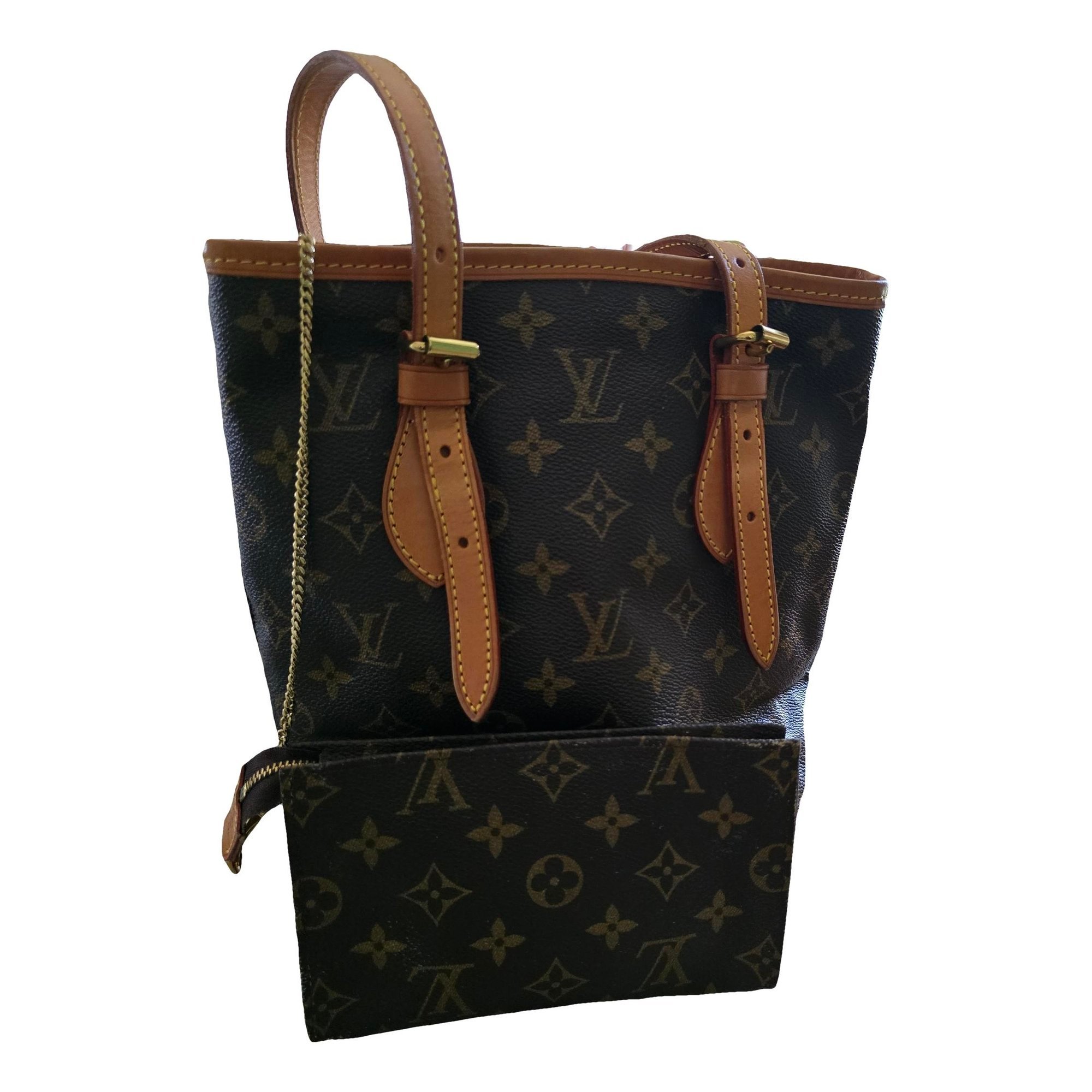 Bucket leather handbag