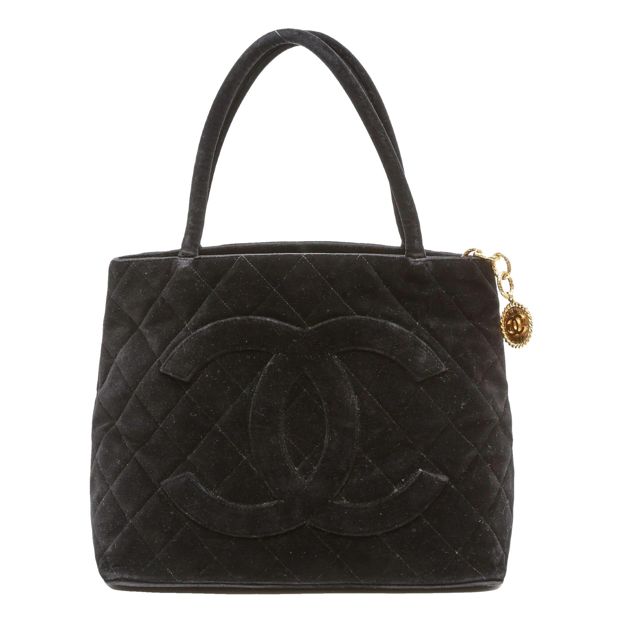Médaillon velvet tote