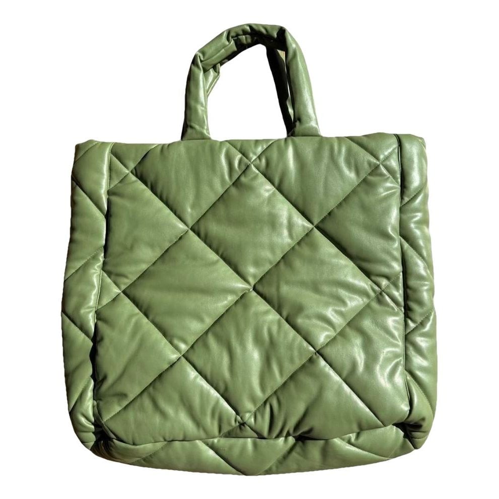 Vegan leather tote