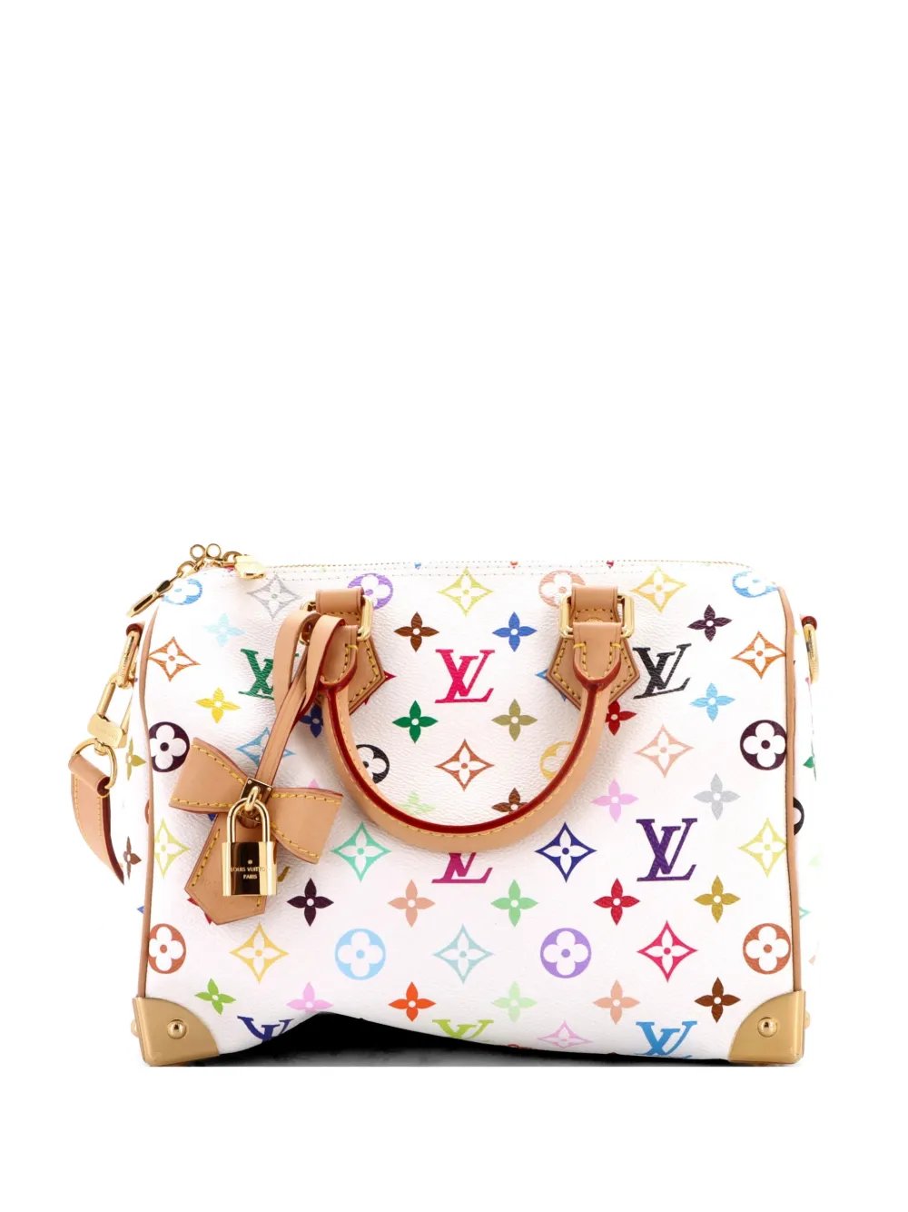 Louis Vuitton x Takashi Murakami Speedy Soft Bandouliere Bag Monogram Multicolor 25 satchel