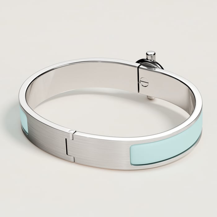 Bleu Glacier Mat Clic Glenan Bracelet