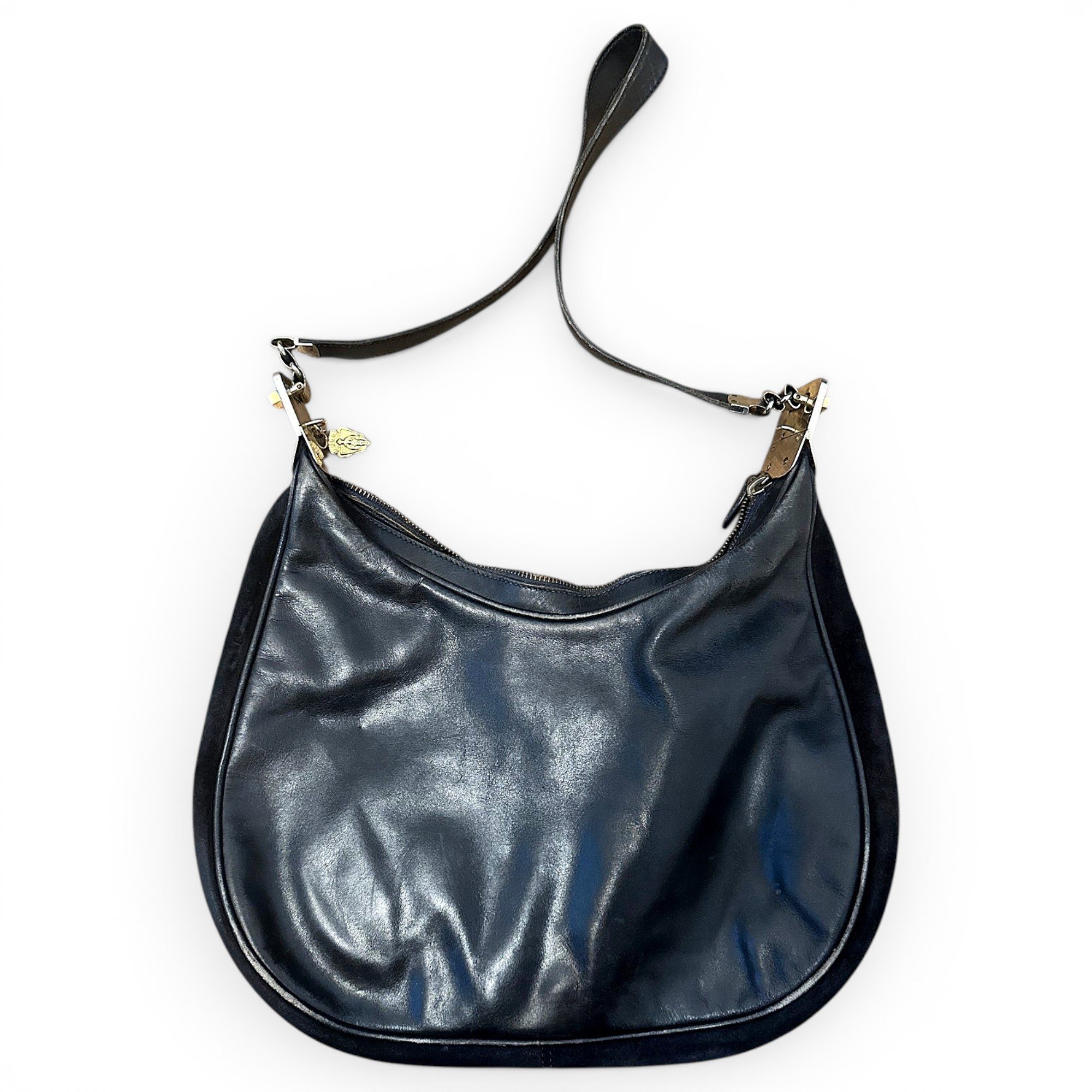 Hobo leather handbag