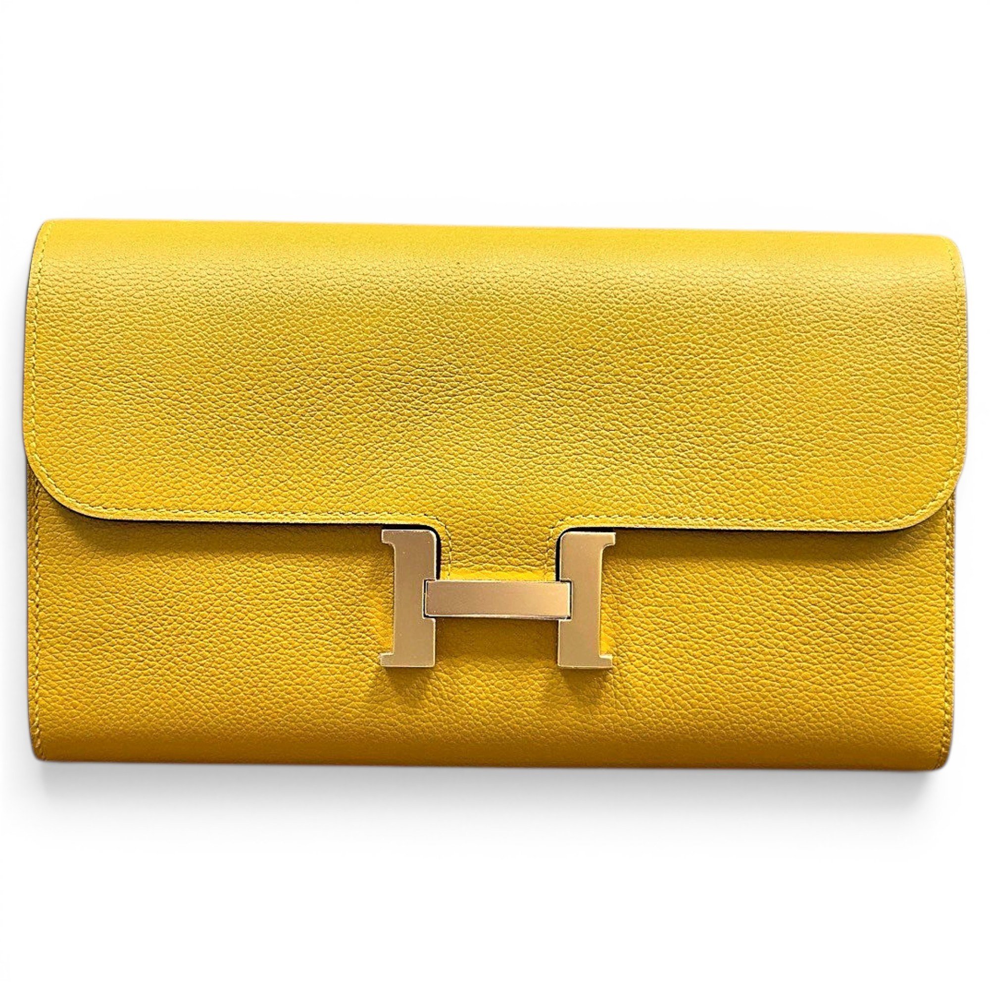 Constance leather clutch bag