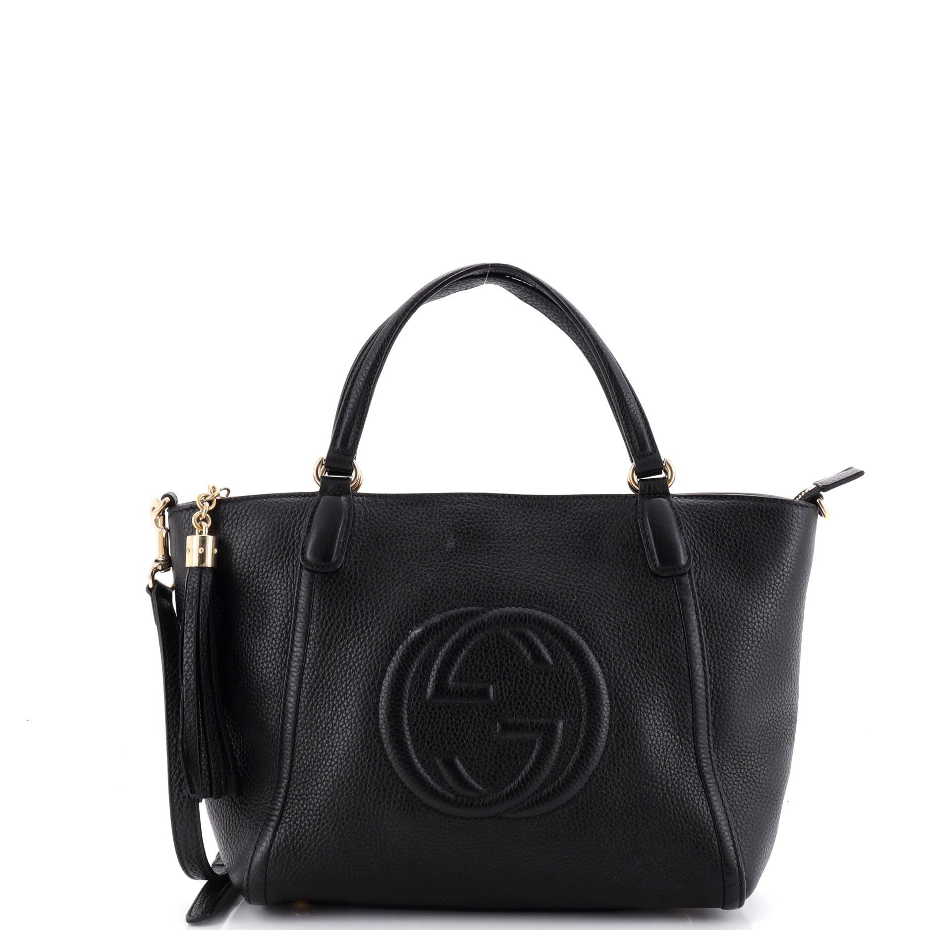 Soho Convertible Top Handle Bag Leather Small