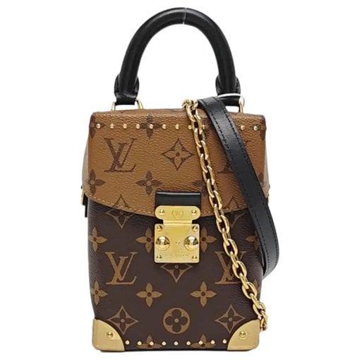 Camera Box leather handbag