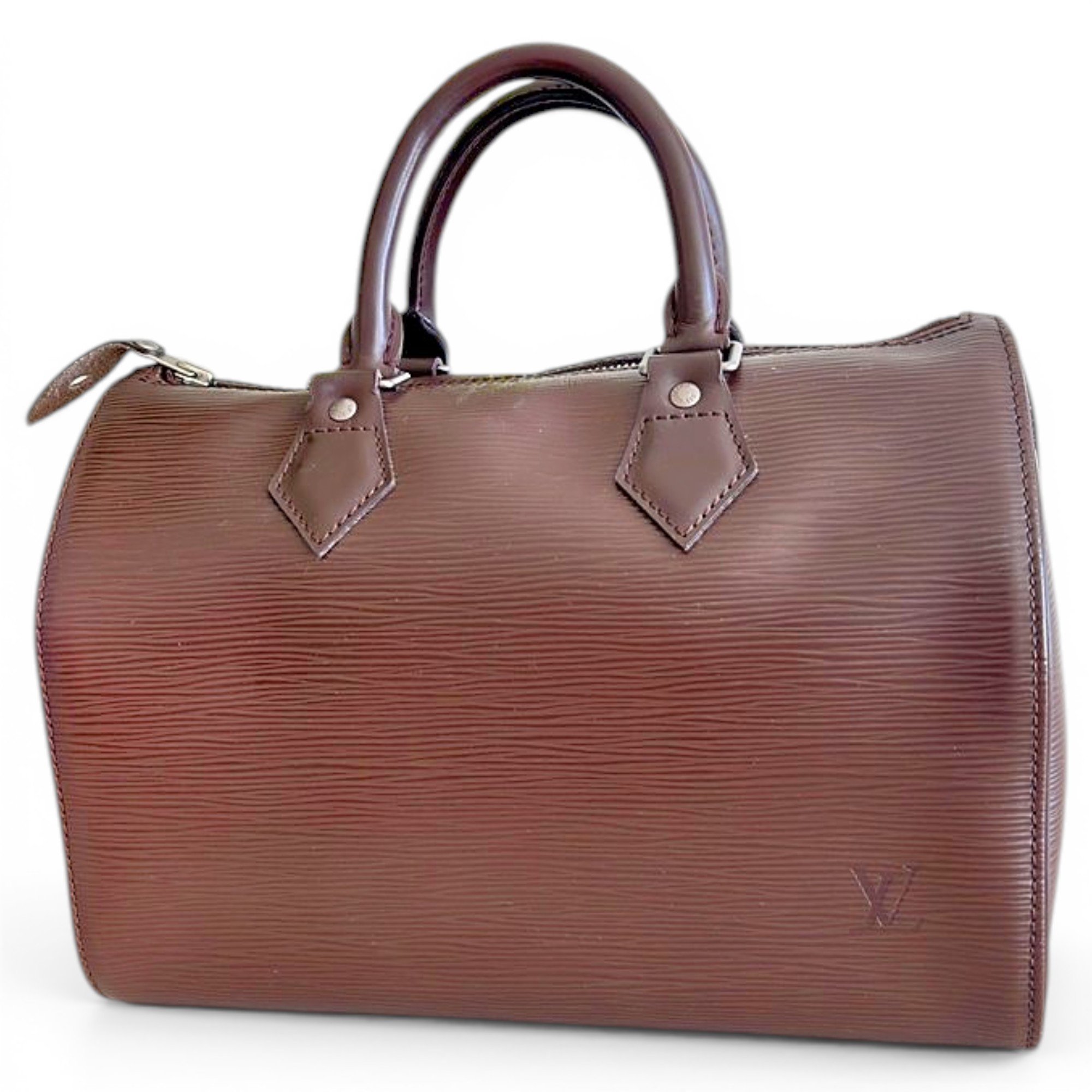 Speedy leather handbag