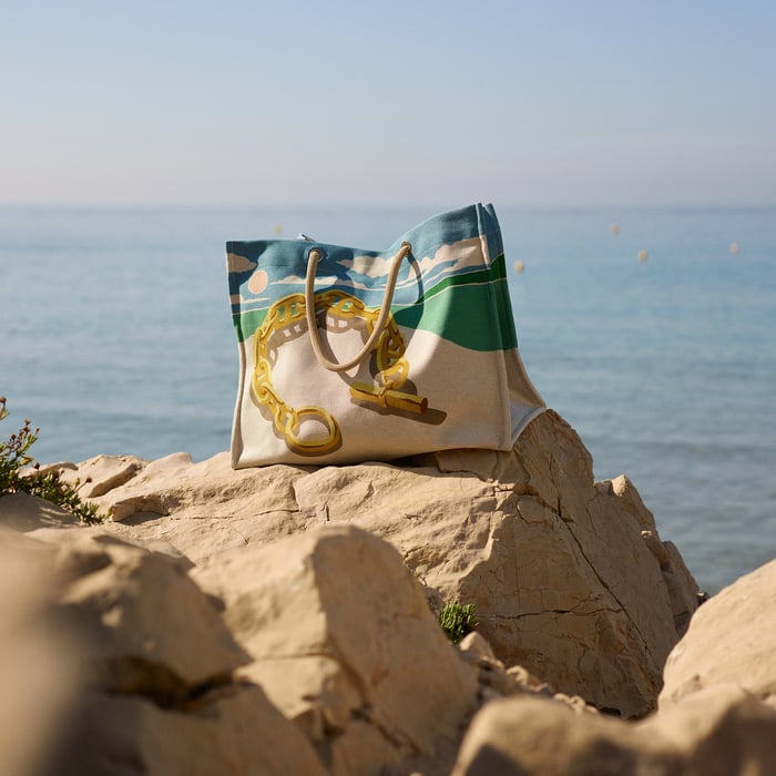 or Escale a La Plage Beach Bag