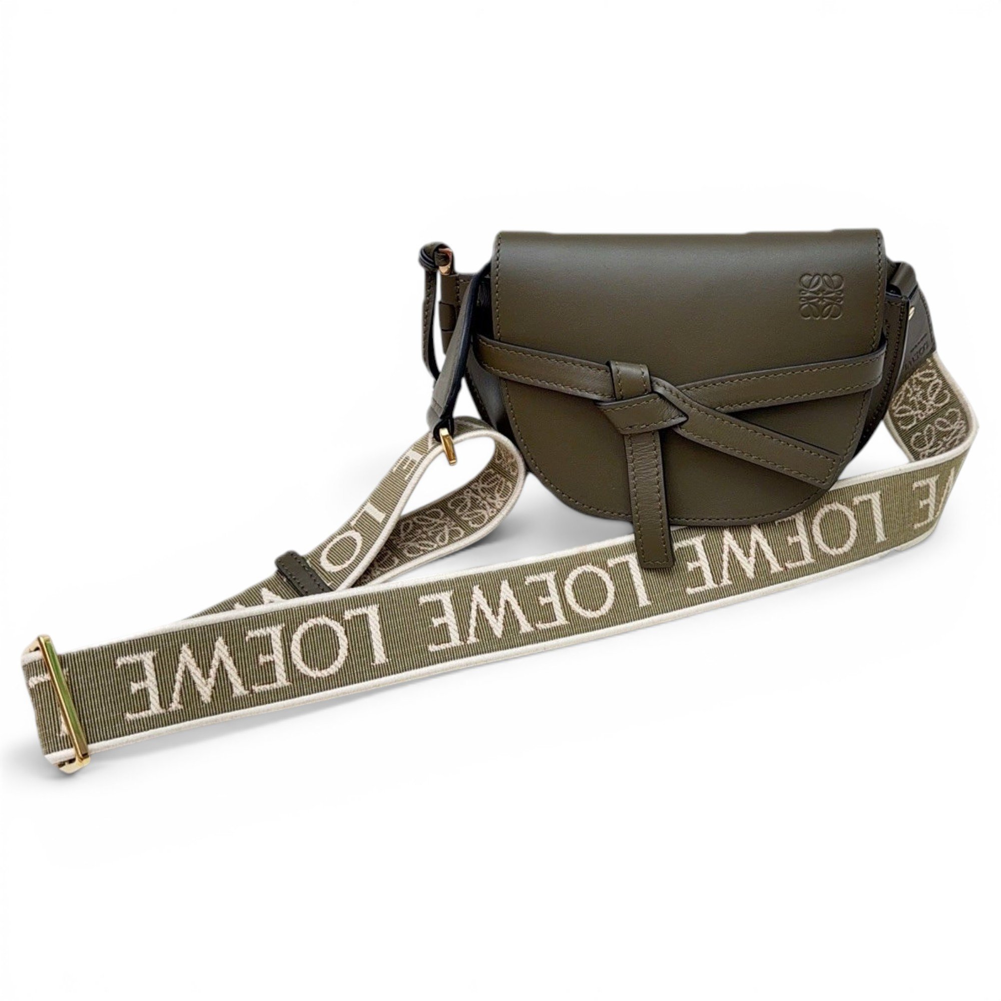 Gate leather handbag