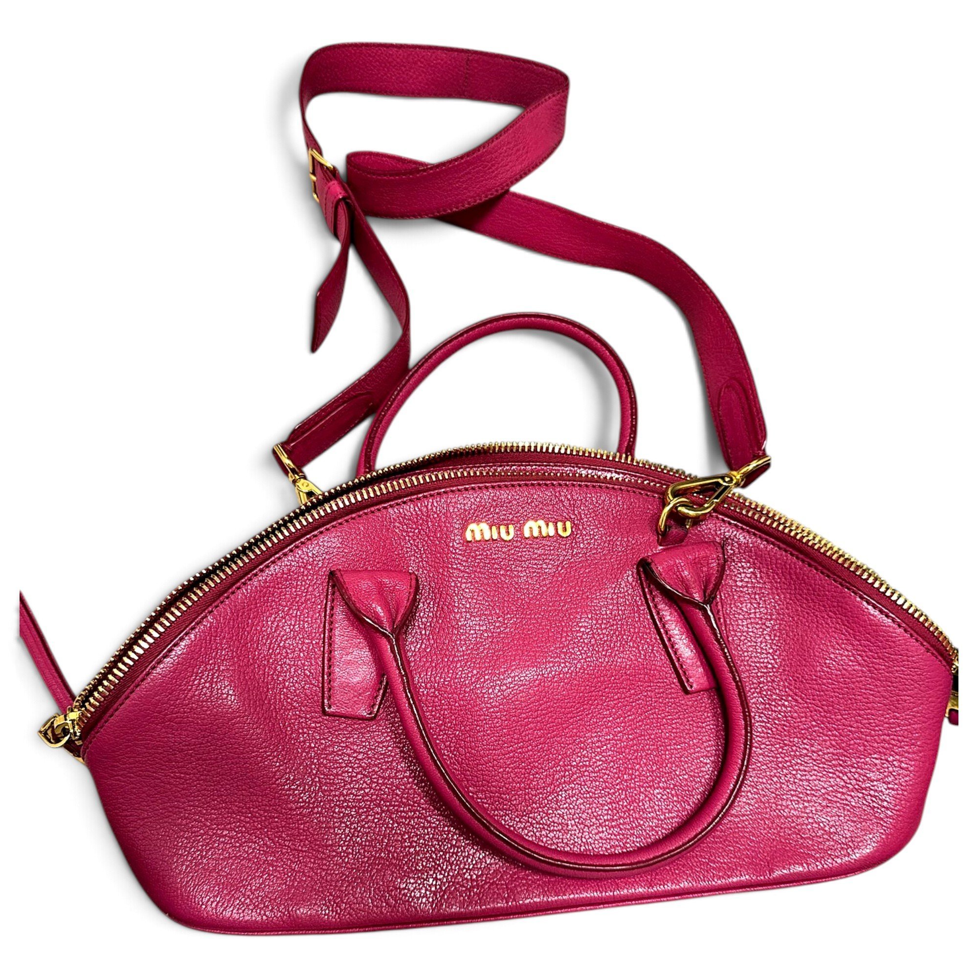 Leather handbag