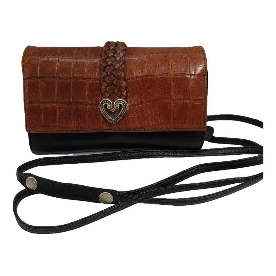 Leather crossbody bag