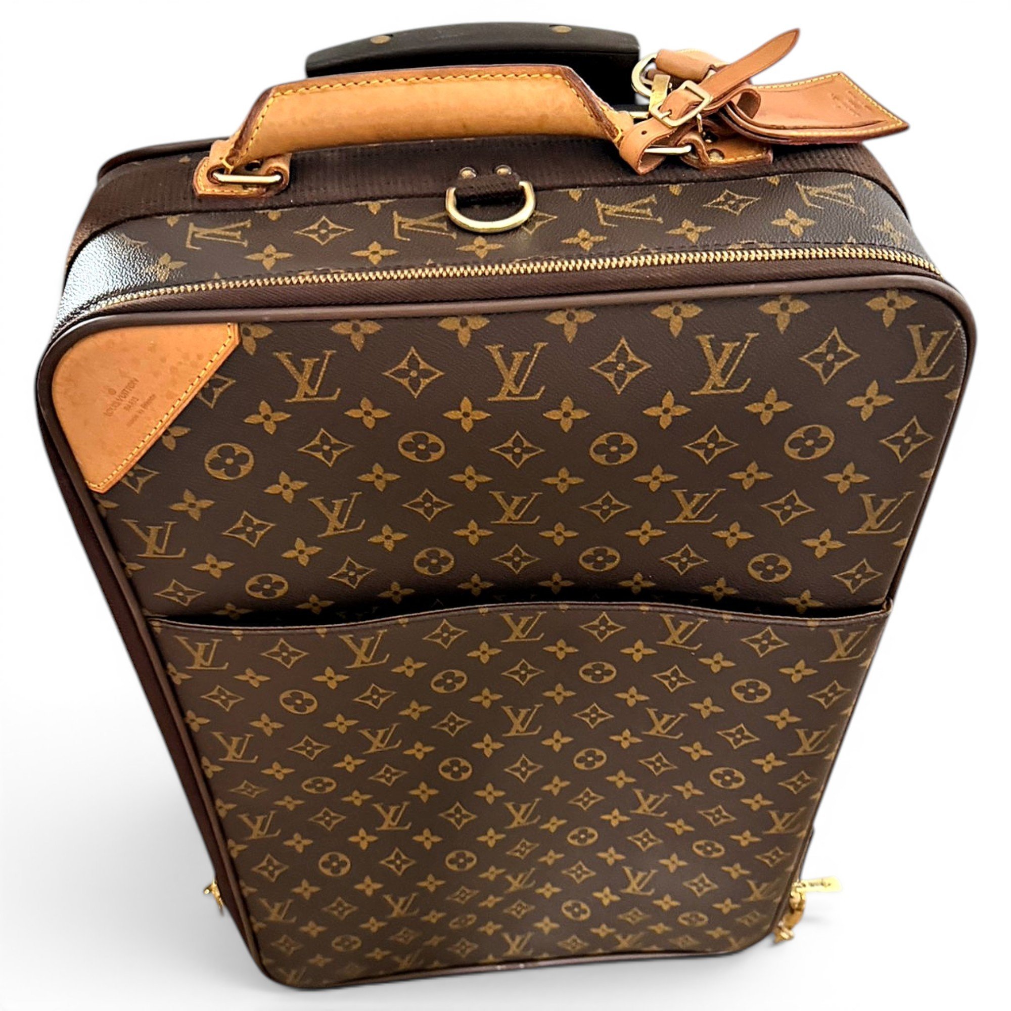 Pegase leather travel bag