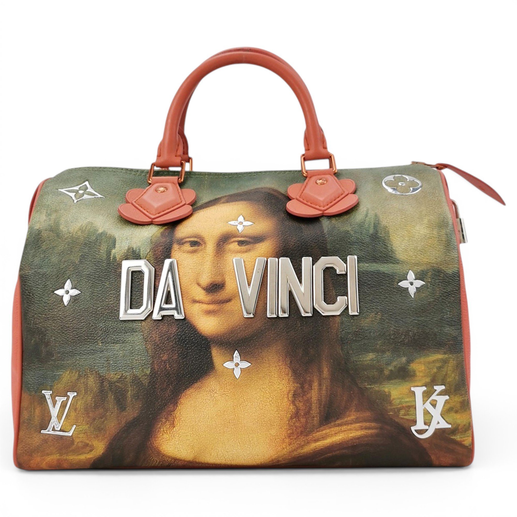 Speedy leather handbag