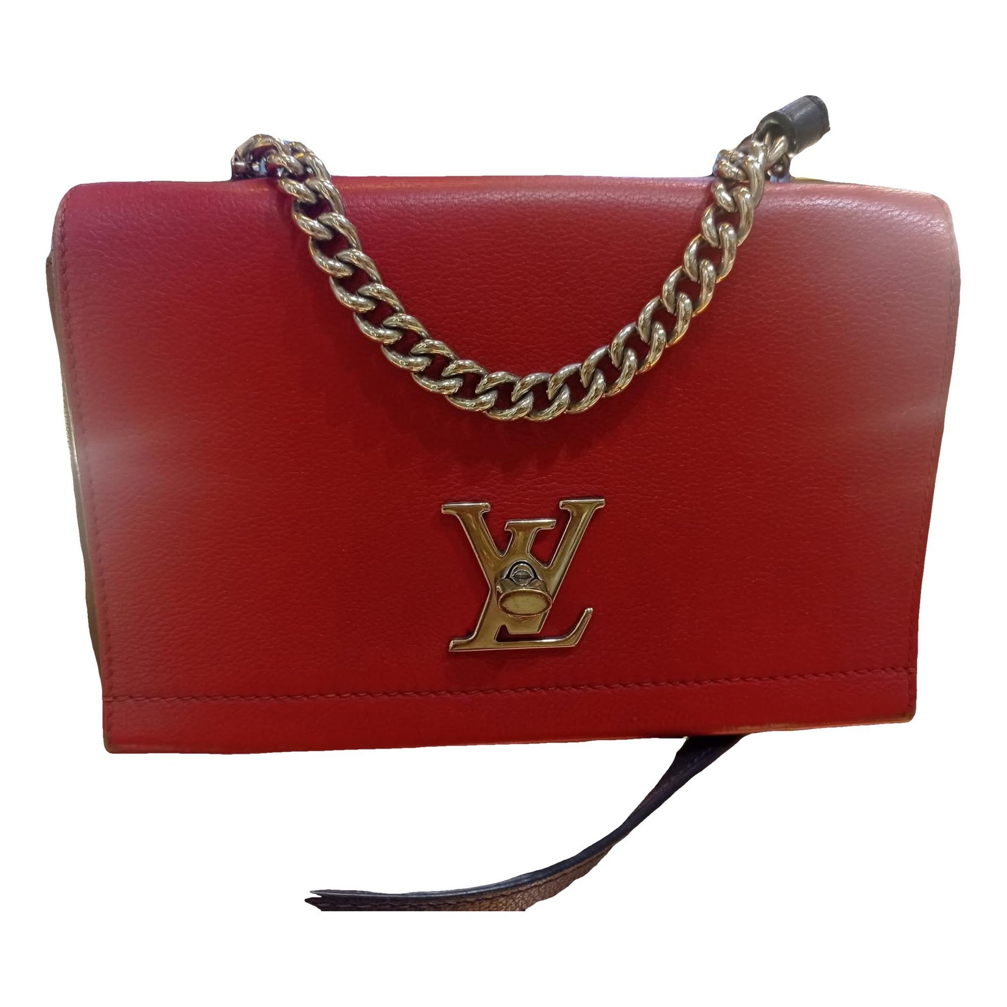 Lockme leather crossbody bag