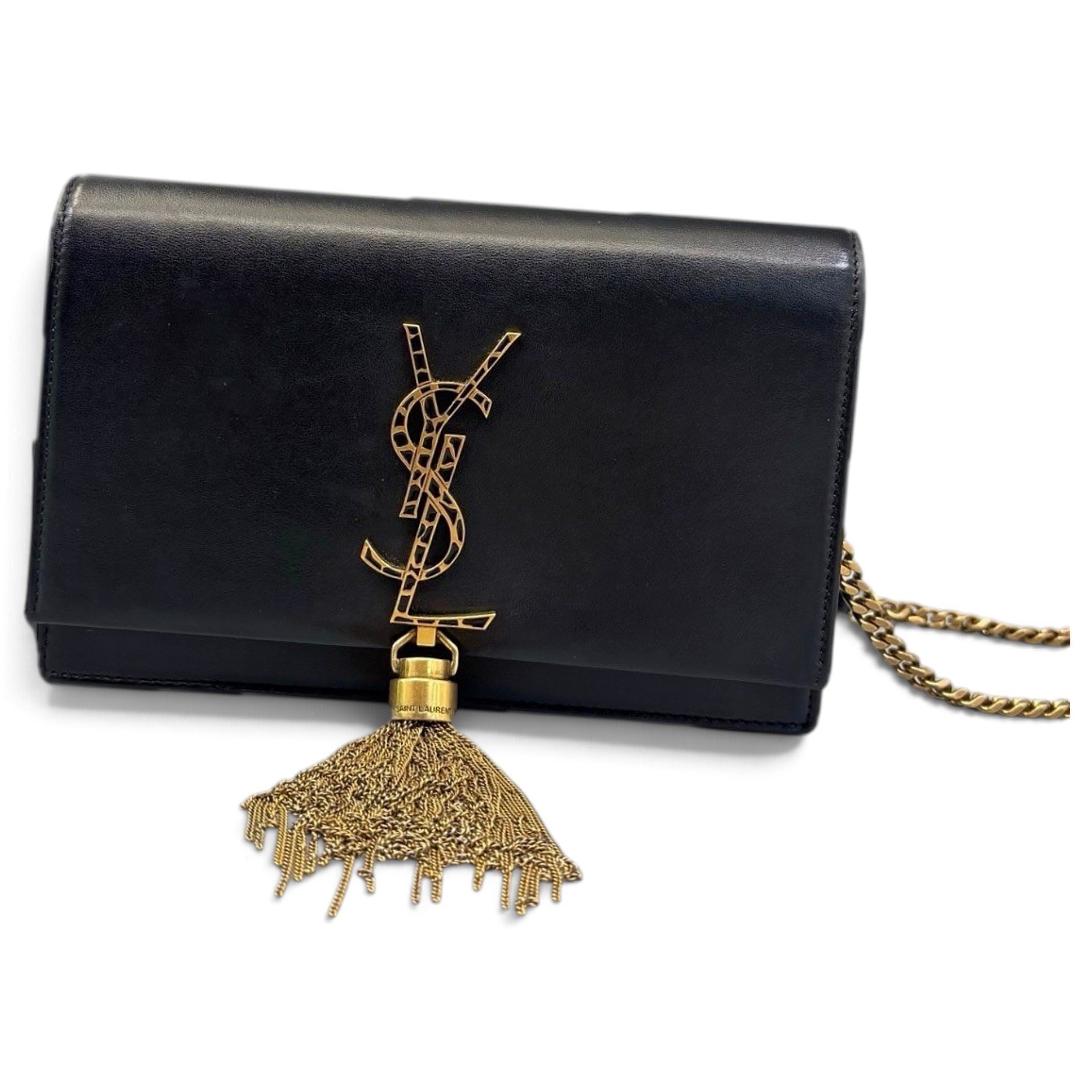 Pompom Kate leather handbag