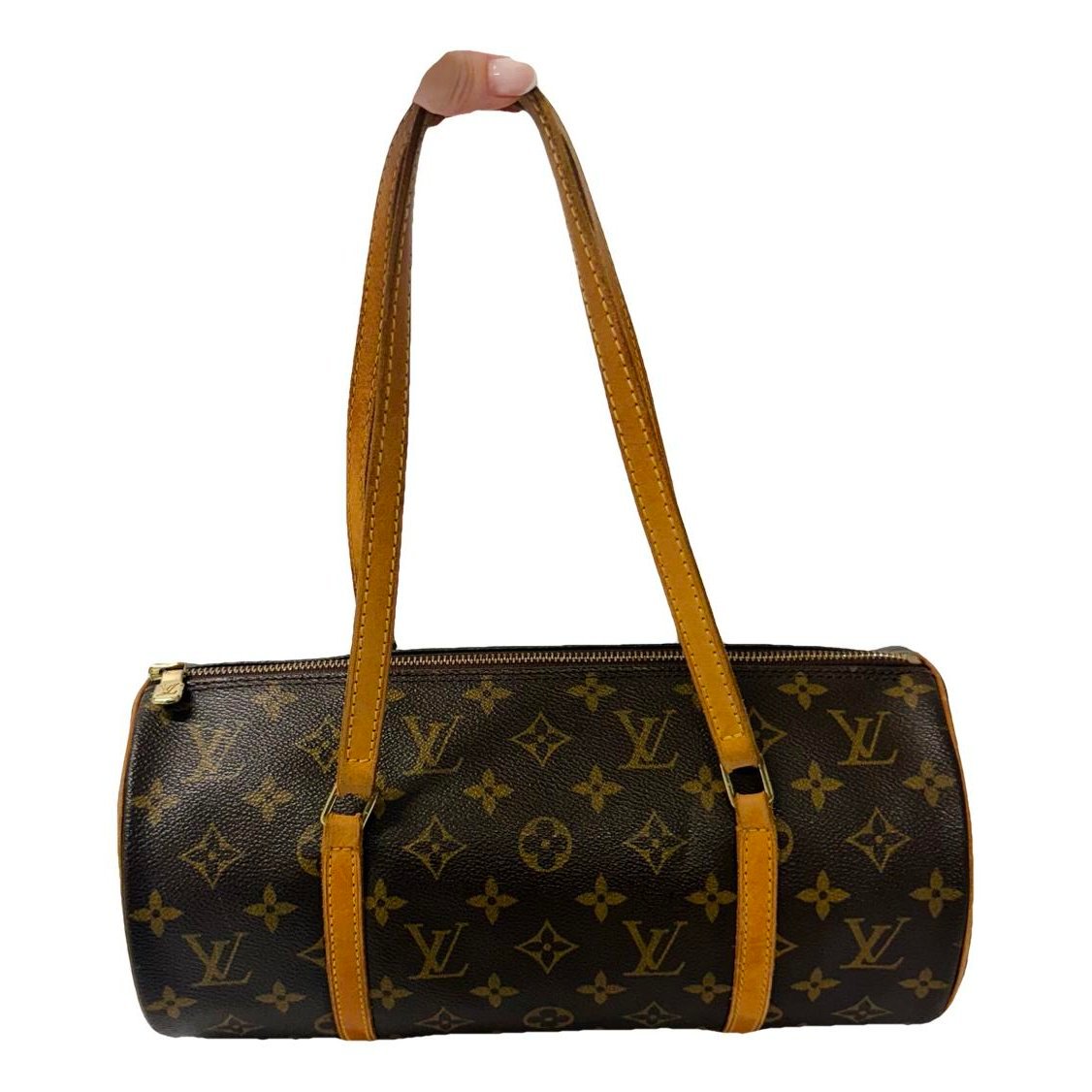 Papillon leather handbag