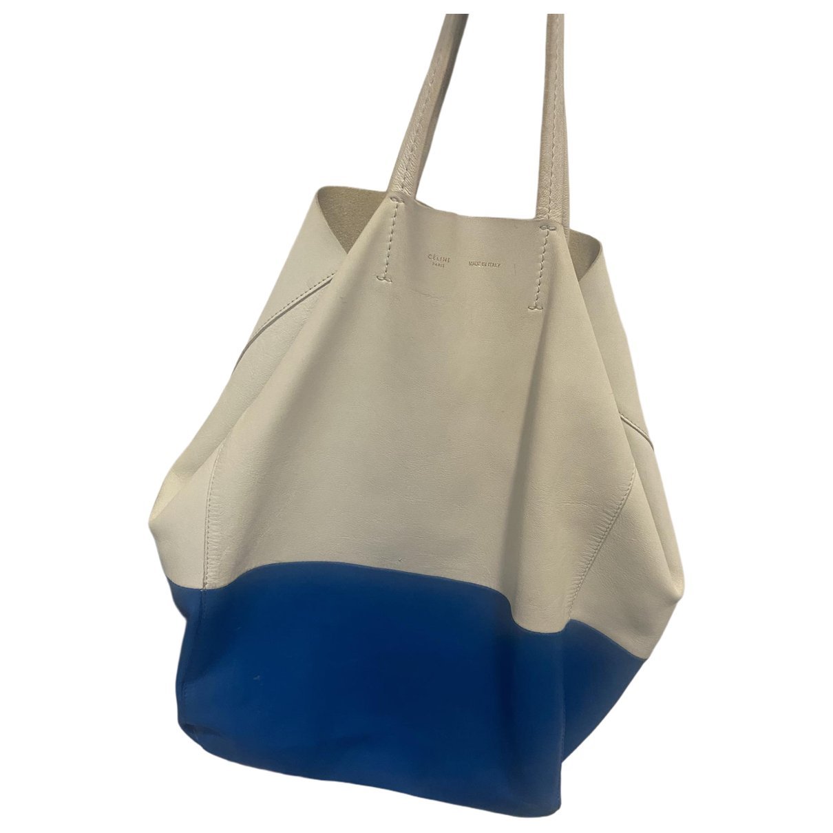 Cabas leather tote