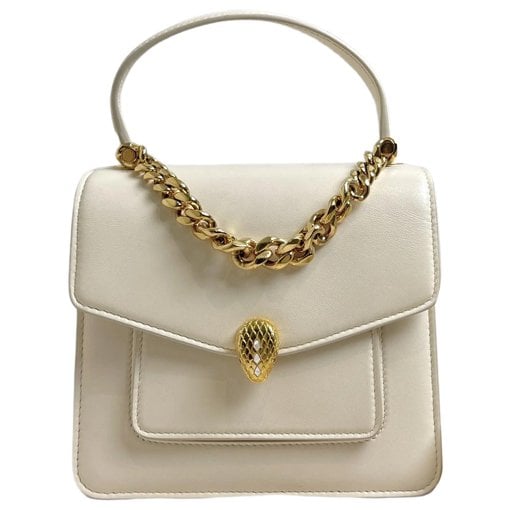 Serpenti leather handbag