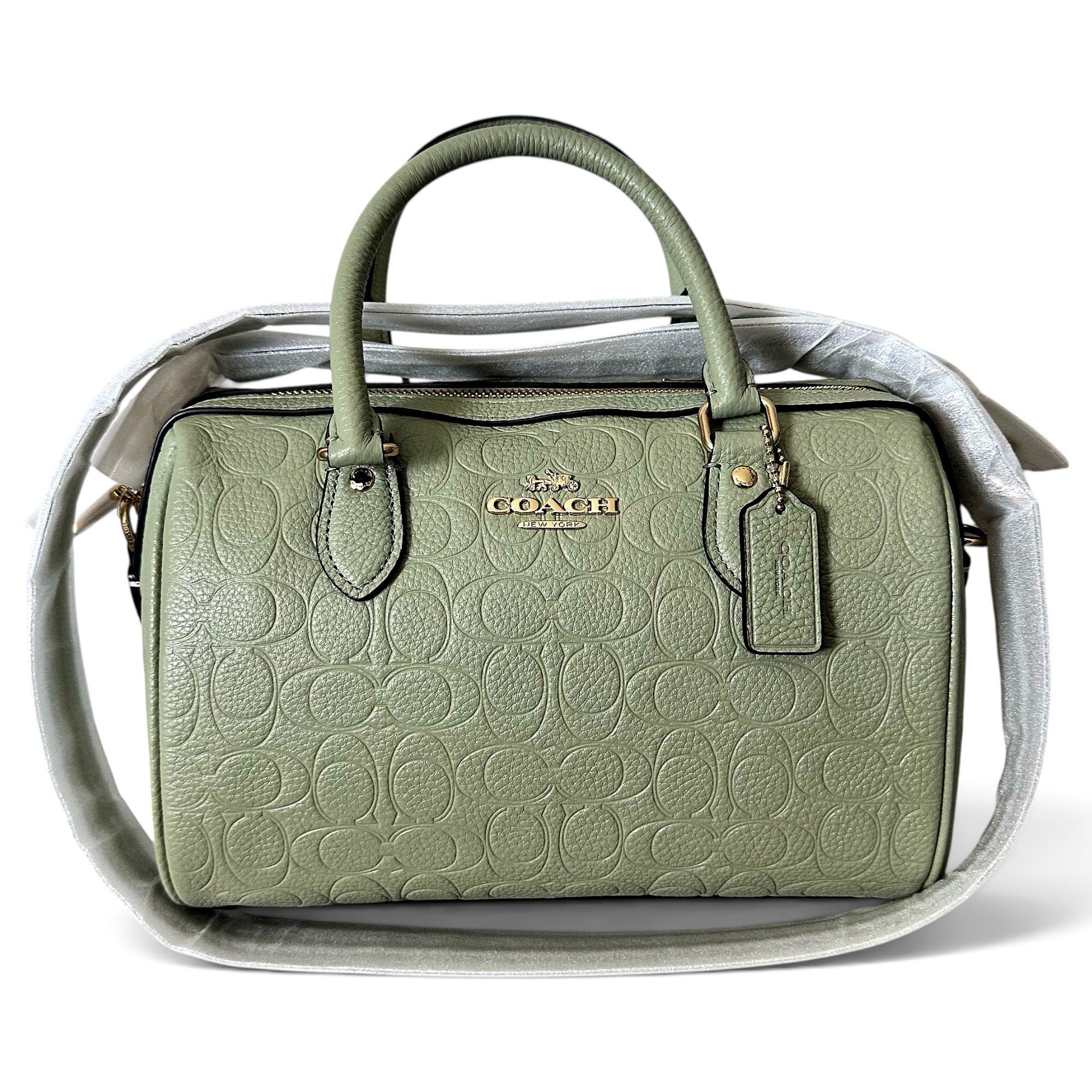Leather satchel