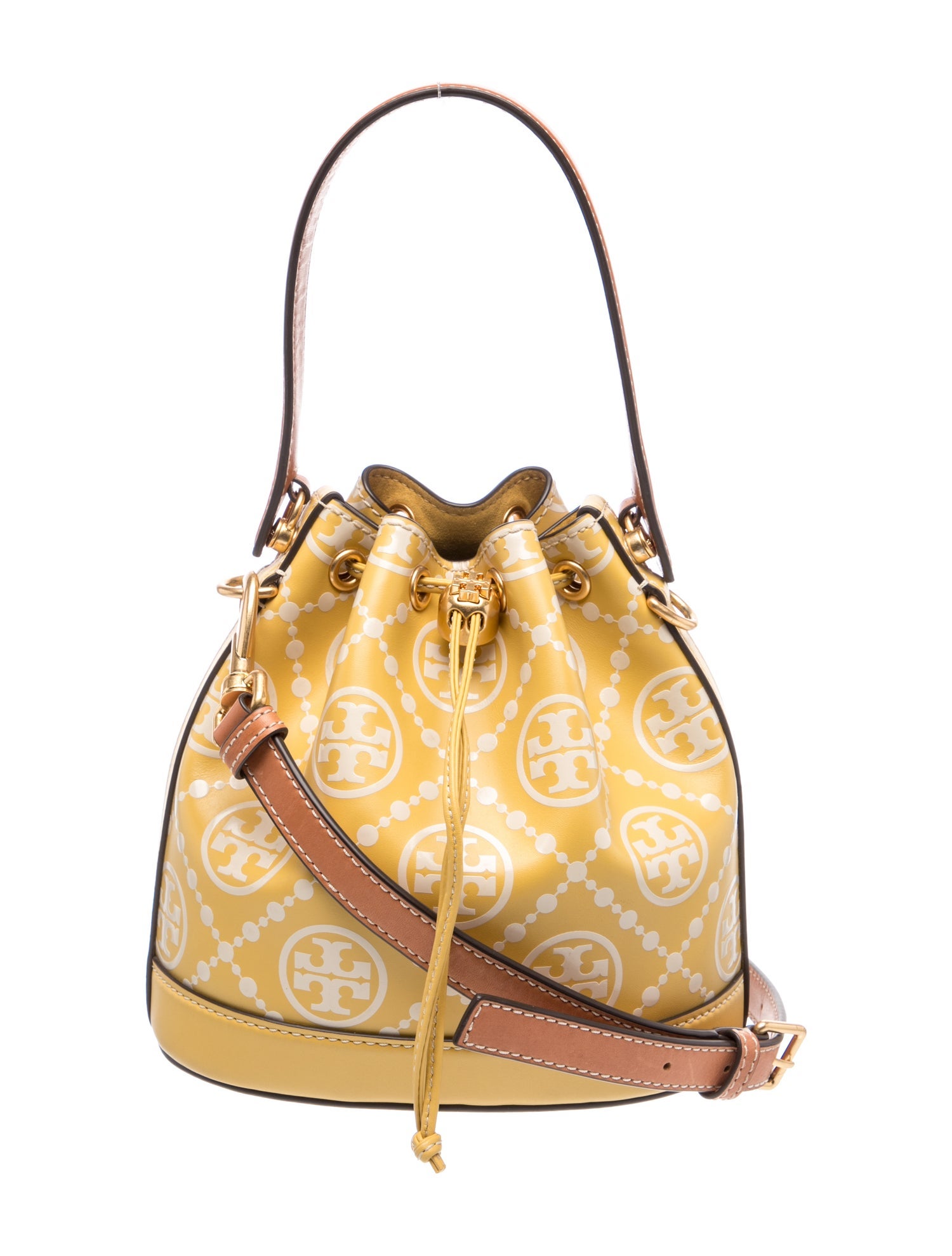 Tory Burch Leather Bucket Bag