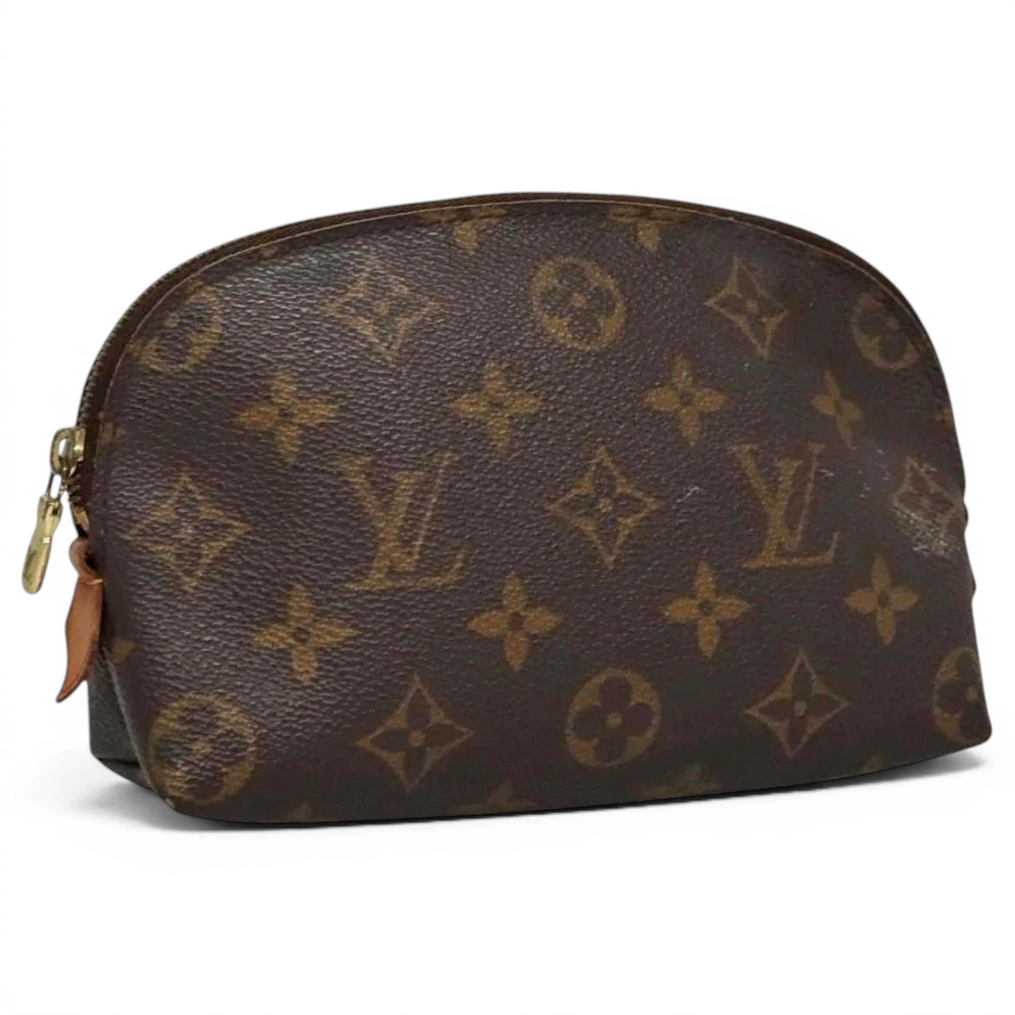 Leather clutch bag