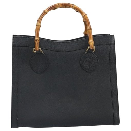 Bamboo leather handbag