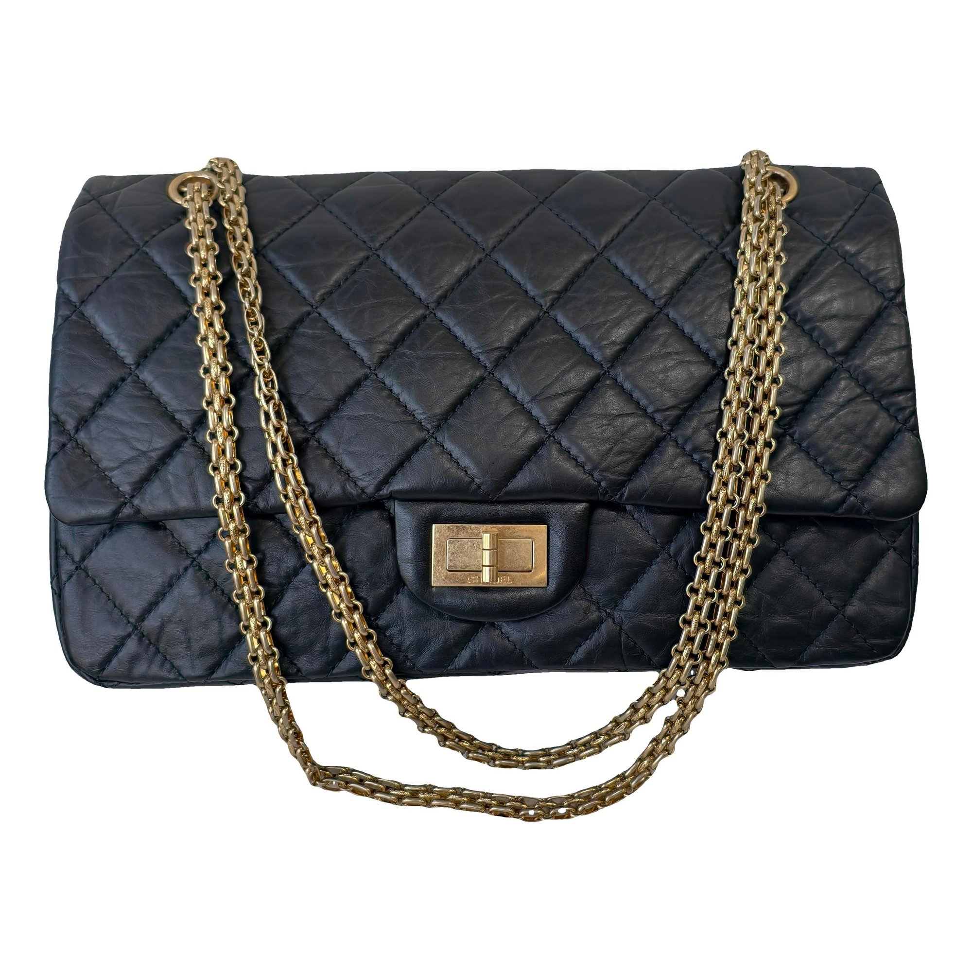 2.55 leather handbag