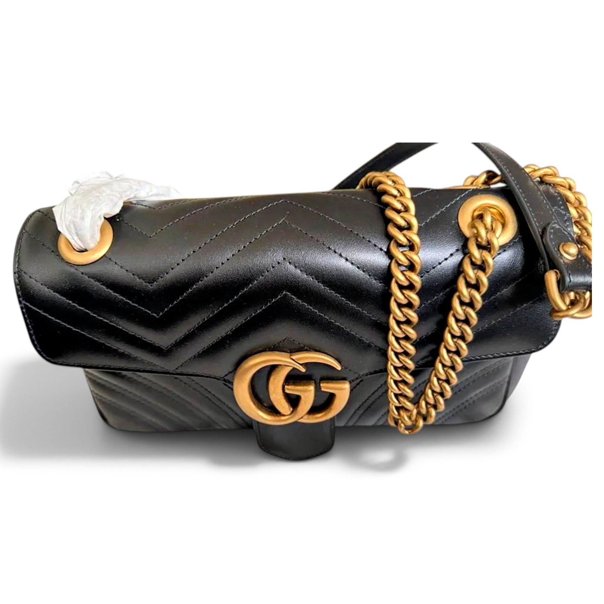 GG Marmont Flap leather crossbody bag