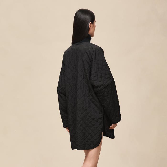 Noir Modular Poncho Jacket
