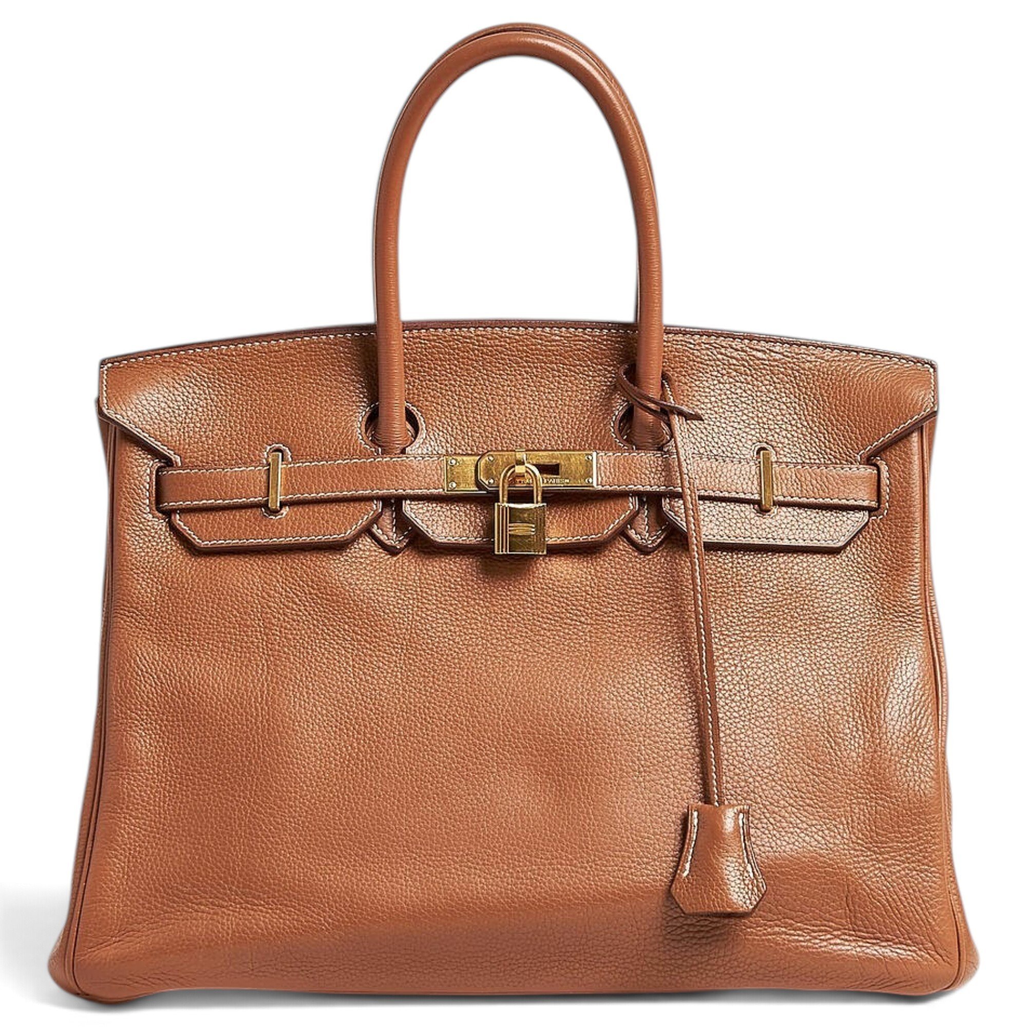 Hermes Birkin 35 Handbag Togo Leather 1984