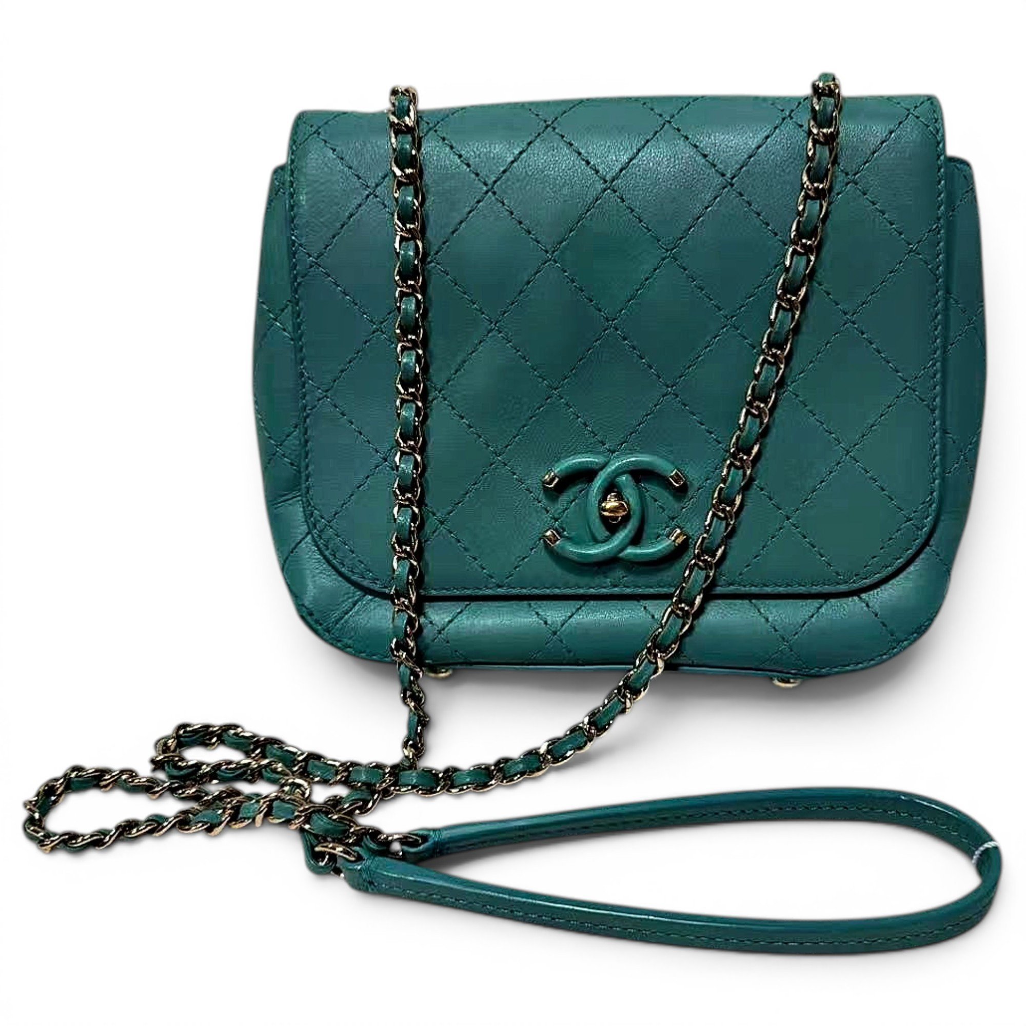 Leather crossbody bag