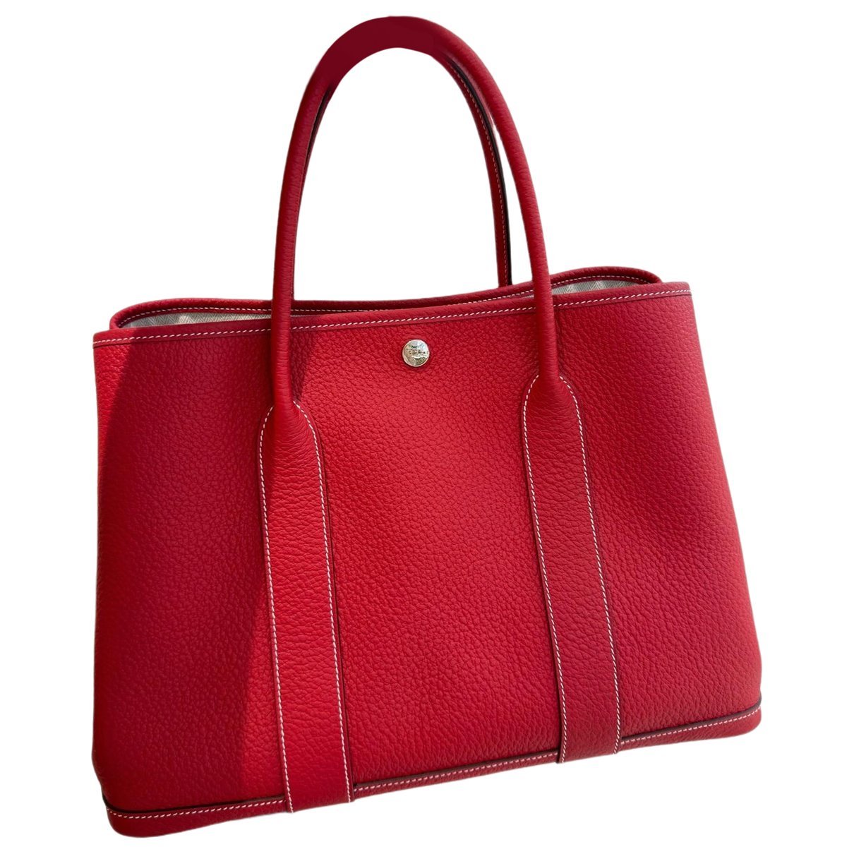 Garden Party leather handbag
