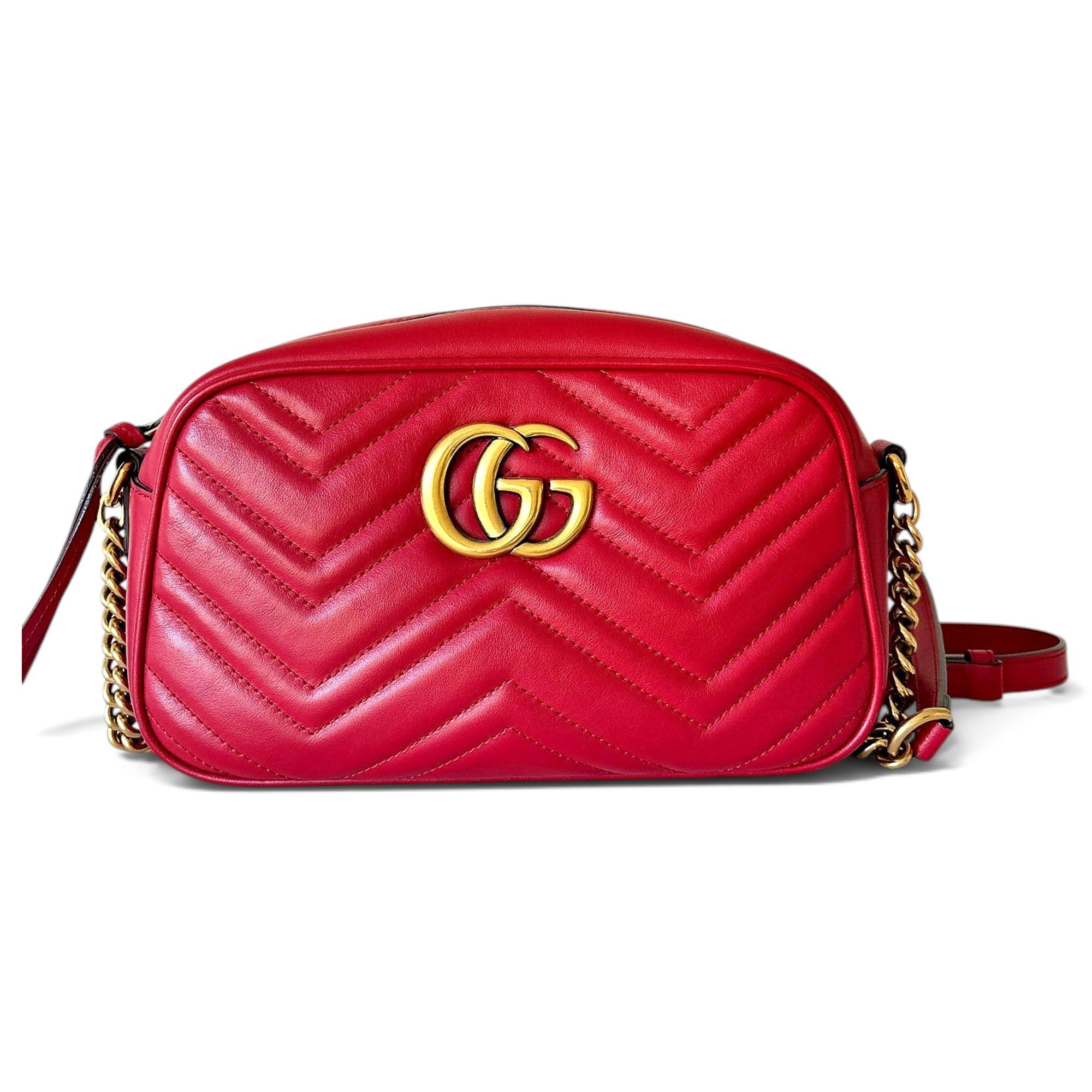 GG Marmont Zip leather crossbody bag
