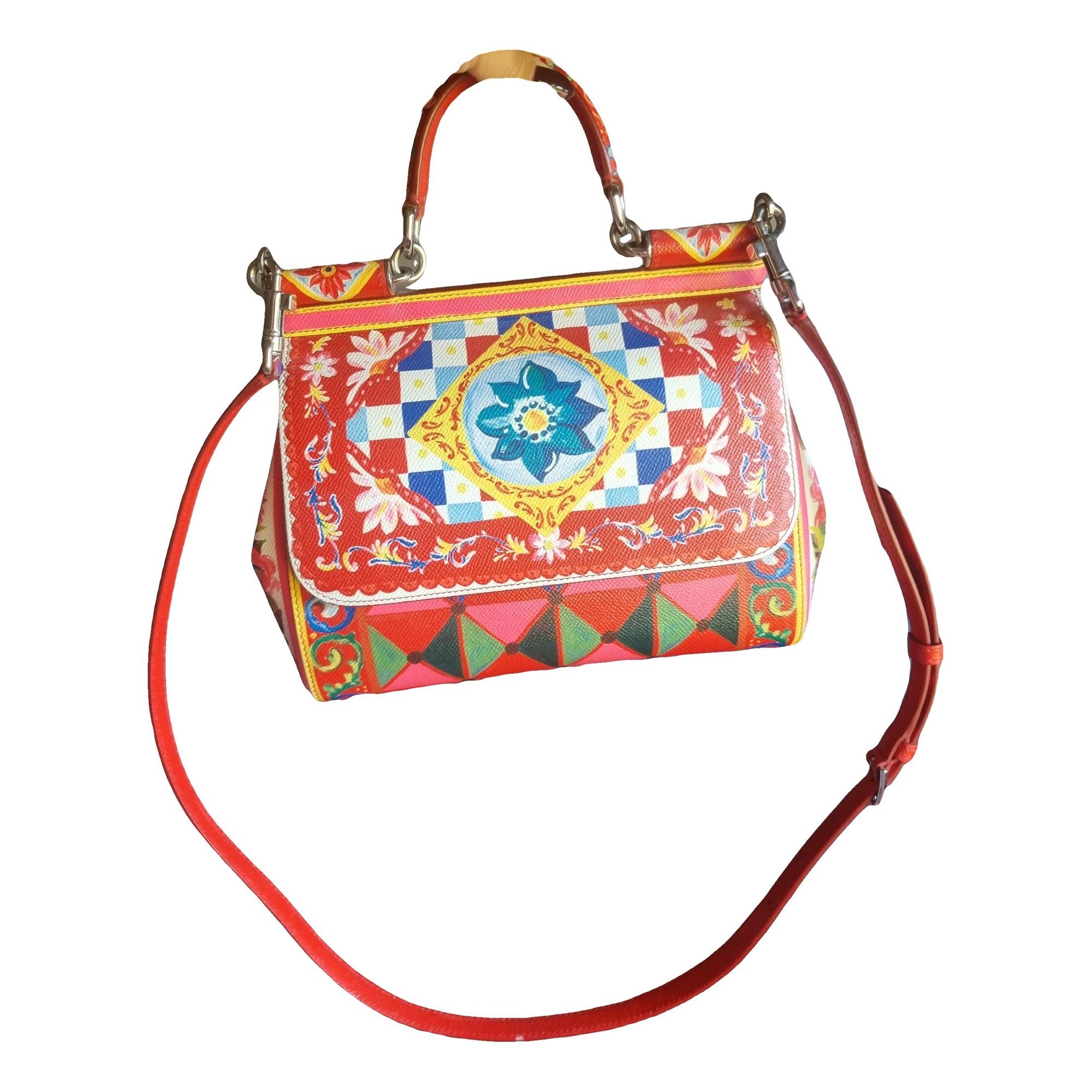 Dolce & Gabbana Sicily leather crossbody bag