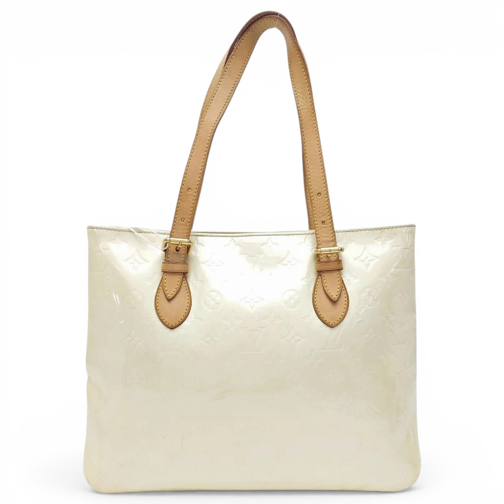 Houston patent leather tote
