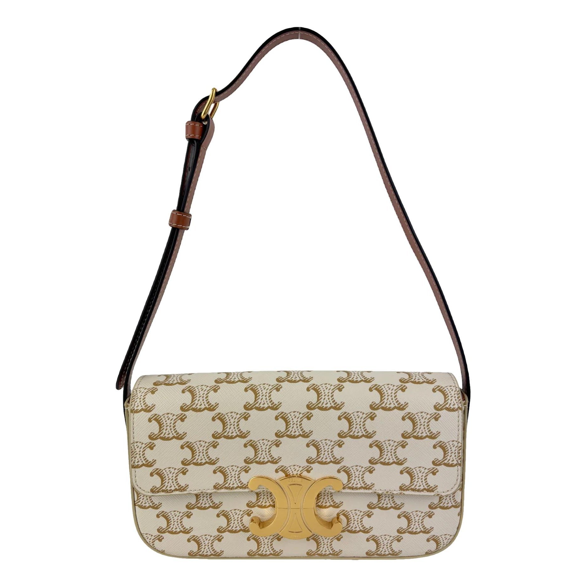 Triomphe leather handbag